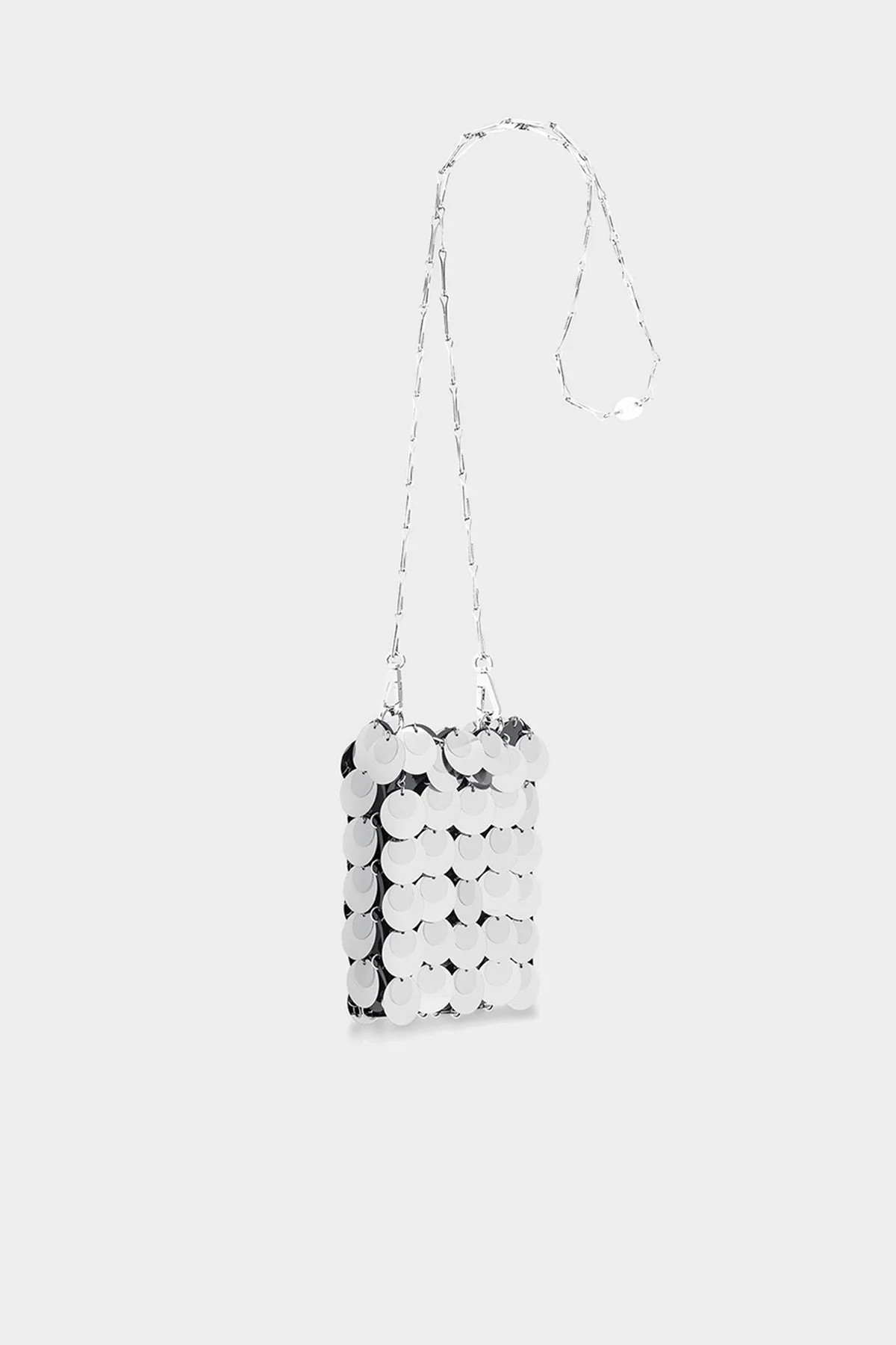 Sparkle Mini Shoulder Bag in Silver | Shop Olivia