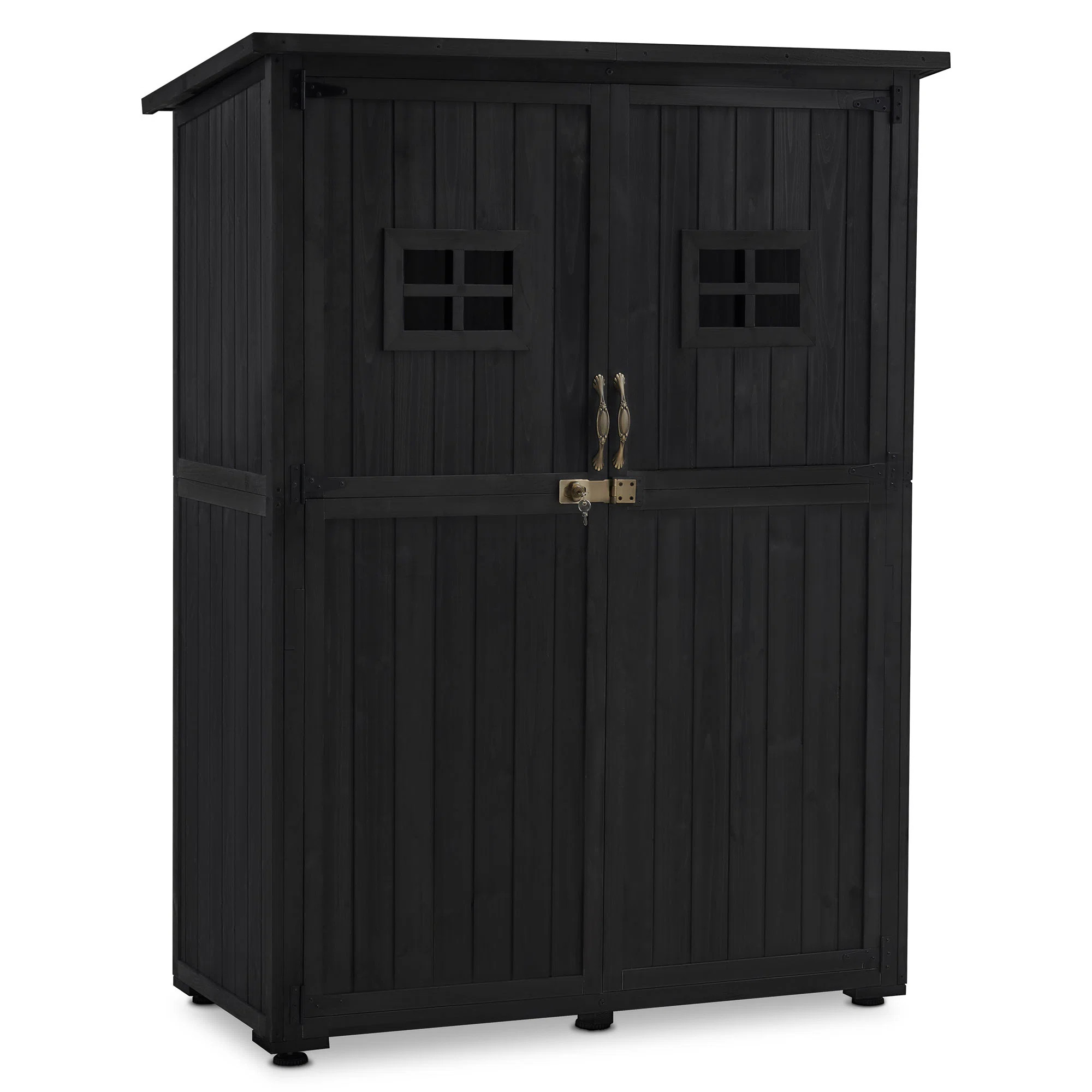 4 ft. W x 2 ft. D Solid Wood Lean-To Tool Shed | Wayfair North America