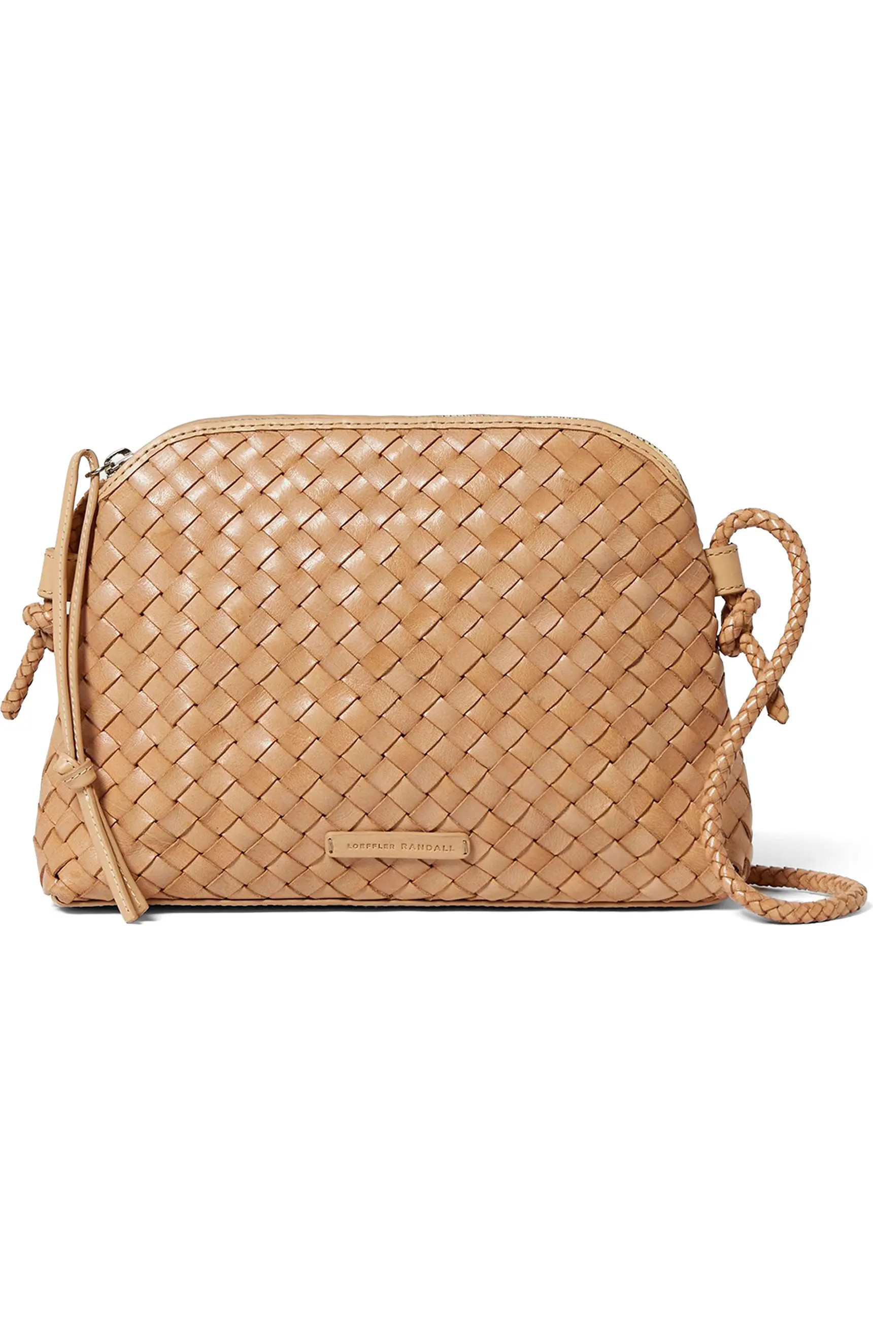 Mallory Woven Leather Crossbody Bag | Nordstrom