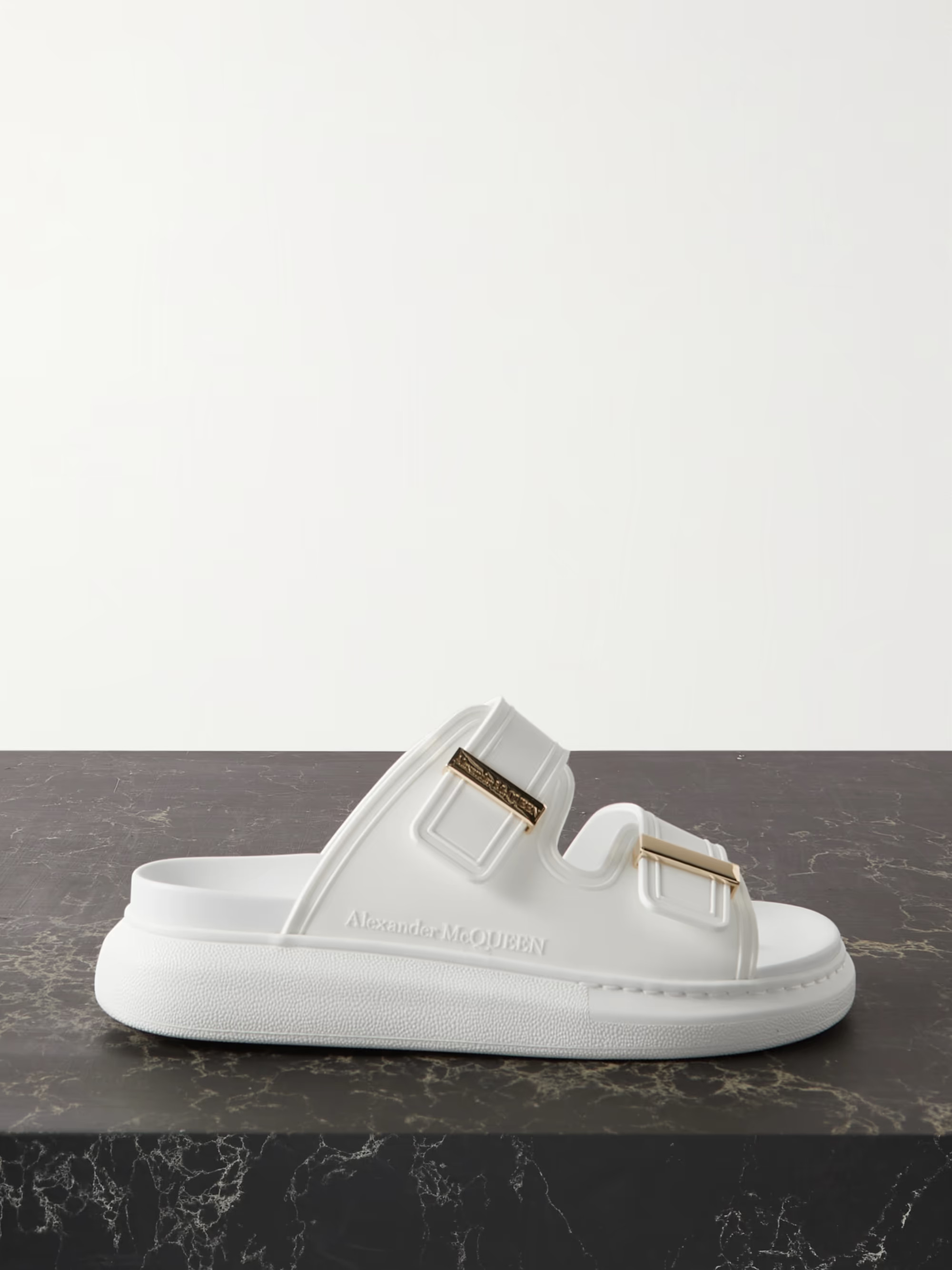 Leather exaggerated-sole sandals | NET-A-PORTER (US)