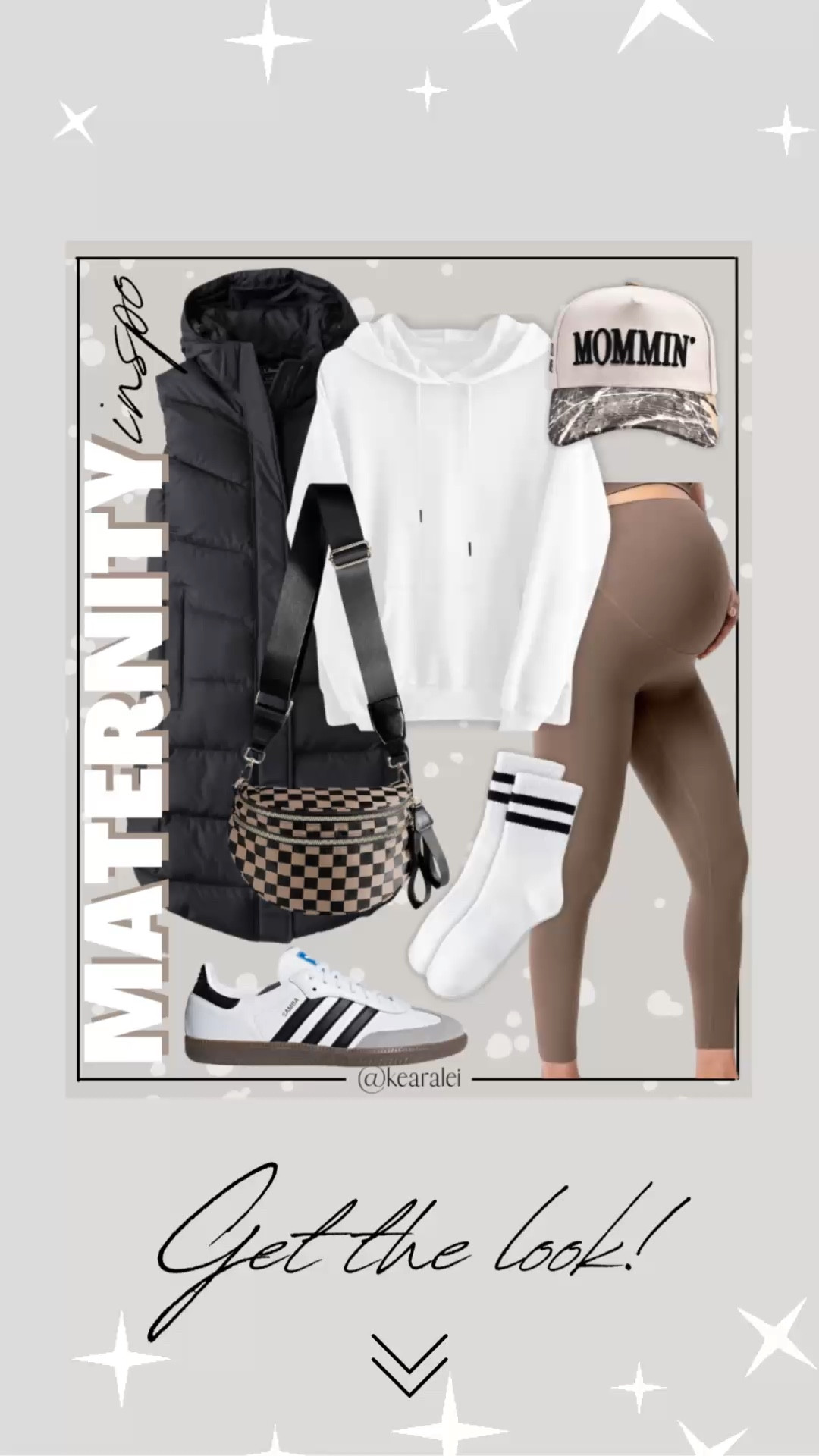 Spring maternity outfits winter pregnancy outfit idea brown tan khaki maternity leggings over the bump with oversized white sweatshirt and long black puffer vest and adidas sambas sneakers mommin camo trucker hat baseball hat cap tan beige camel brown black checkered crossbody bum bag purse carryall tote handbag white black striped crew socks for women Amazon fall outfits affordable baby bump style || #maternity #outfits #outfit #cardigan #coatigan #amazon #pinkblush #motherhood #bump #pregnancy #pregnant
.
.
.
baby shower dress, Maternity Dresses, Maternity, over the bump, motherhood maternity, pinkblush, mama shirt sweatshirt pullover, hospital bag, nursery, maternity photos, baby moon, pregnancy, pregnant, maternity leggings, maternity tops, diaper bag, mama necklace, baby boy, baby girl outfits, newborn, mom, 

Amazon fashion, teacher outfits, business casual, casual outfits, neutrals, street style, Midi skirt, Maxi Dress, Swimsuit, Bikini, Travel, skinny Jeans, Puffer Jackets, Concert Outfits, Cocktail Dresses, Sweater dress, Sweaters, cardigans Fleece Pullovers, hoodies, button-downs, Oversized Sweatshirts, Jeans, High Waisted Leggings, dresses, joggers, fall Fashion, winter fashion, leather jacket, Sherpa jackets, Deals, shacket, Plaid Shirt Jackets, apple watch bands, lounge set, Date Night Outfits, Vacation outfits, Mom jeans, shorts, sunglasses, Disney outfits, Romper, jumpsuit, Airport outfits, biker shorts, Weekender bag, plus size fashion, Stanley cup tumbler, Target, Abercrombie and fitch, Amazon, Shein, Nordstrom, H&M, forever 21, forever21, Walmart, asos, Nordstrom rack, Nike, adidas, Vans, Quay, Tarte, Sephora, lululemon, free people, j crew jcrew factory, old navy


#LTKBaby #LTKBump #LTKootd