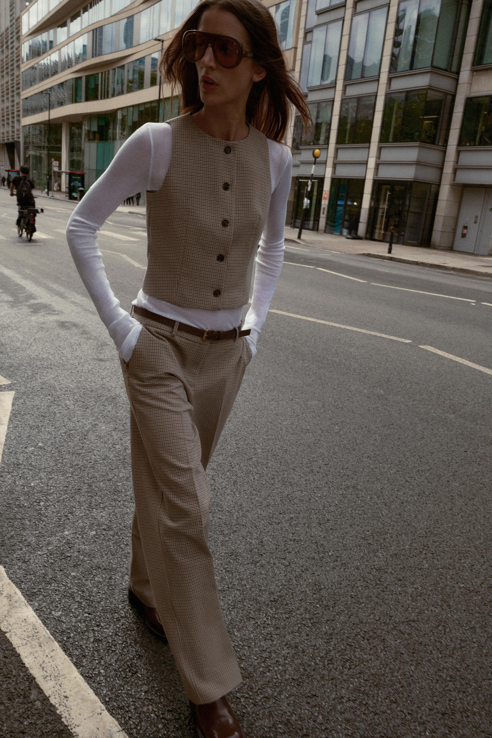 PLAID VEST | Zara US