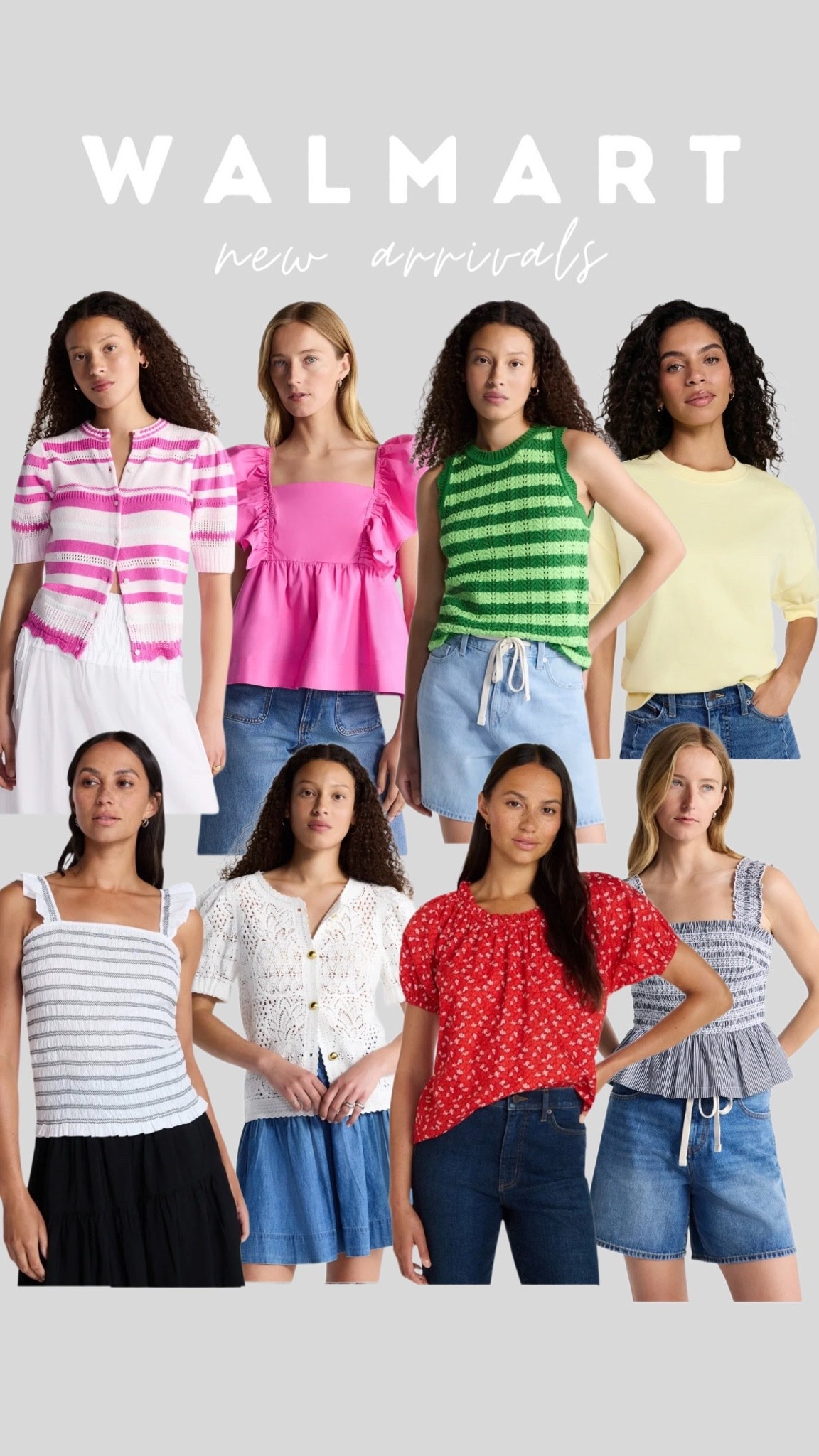 Bright knits, easy summer tops, and denim you’ll reach for on repeat. ☀️ These Walmart new arrivals are giving elevated style without the elevated price tag.

#LTKmomlife #LTKmorningroutine #LTKootd