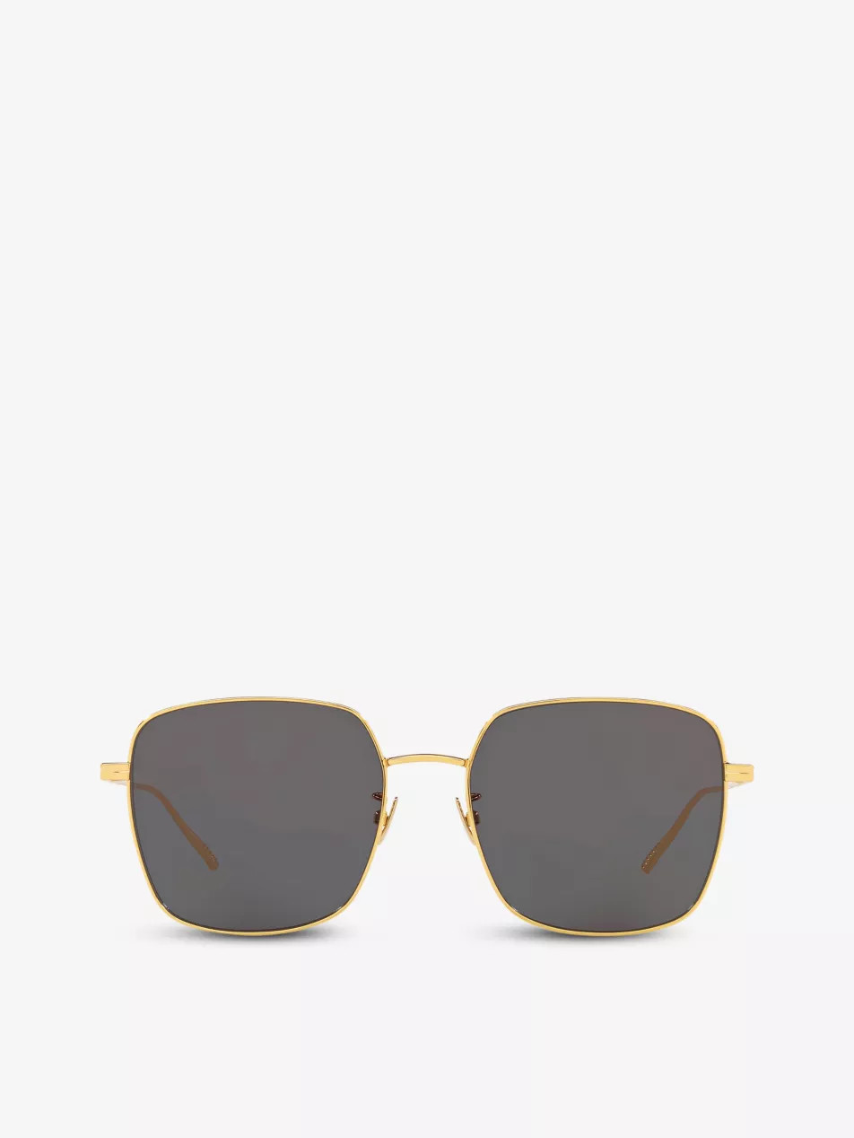 BV1082SK square-frame metal sunglasses | Selfridges