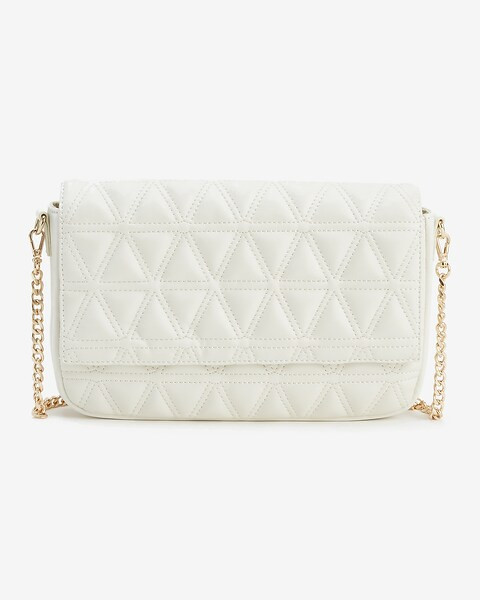 Triangle Quilted Crossbody Bag | Express