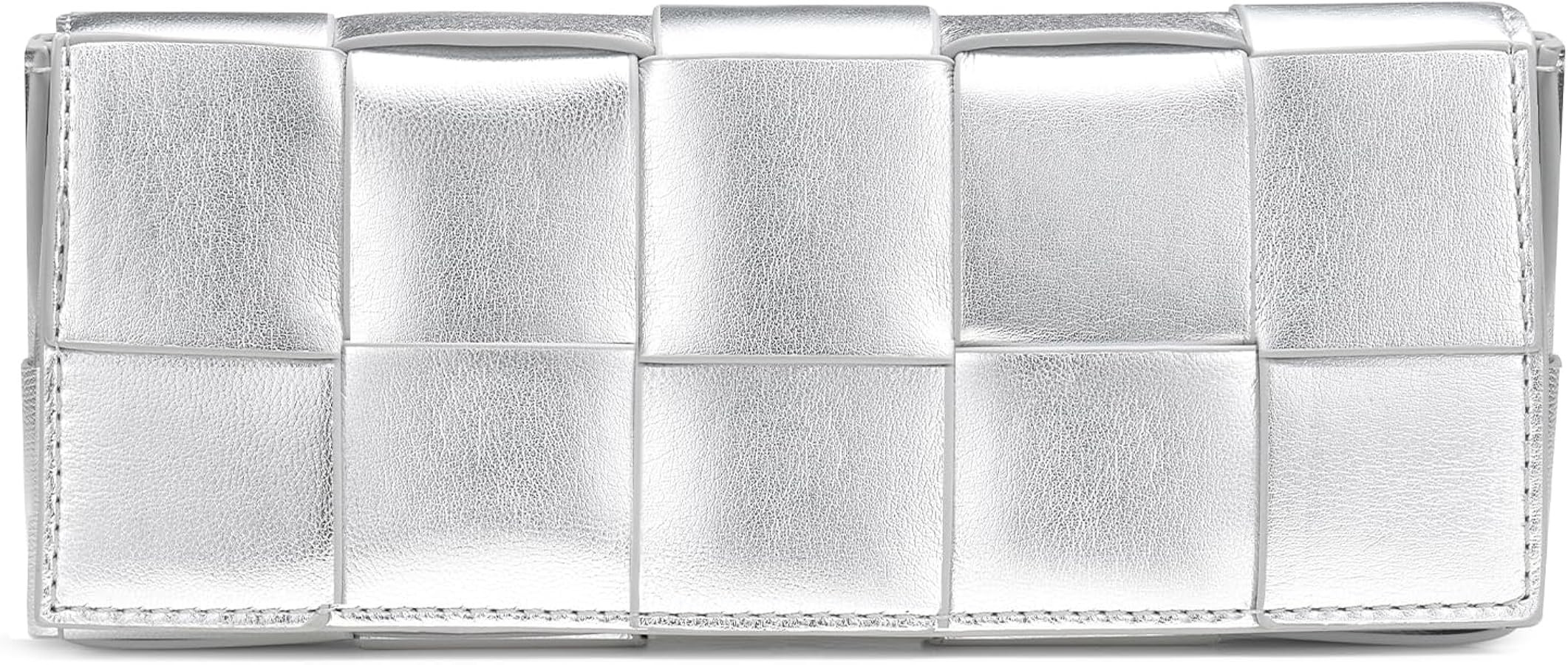 CHUNLI Woven Clutch Purses for Women - Sleek Shoulder Handbag for Evening, Formal Events, Wedding... | Amazon (US)