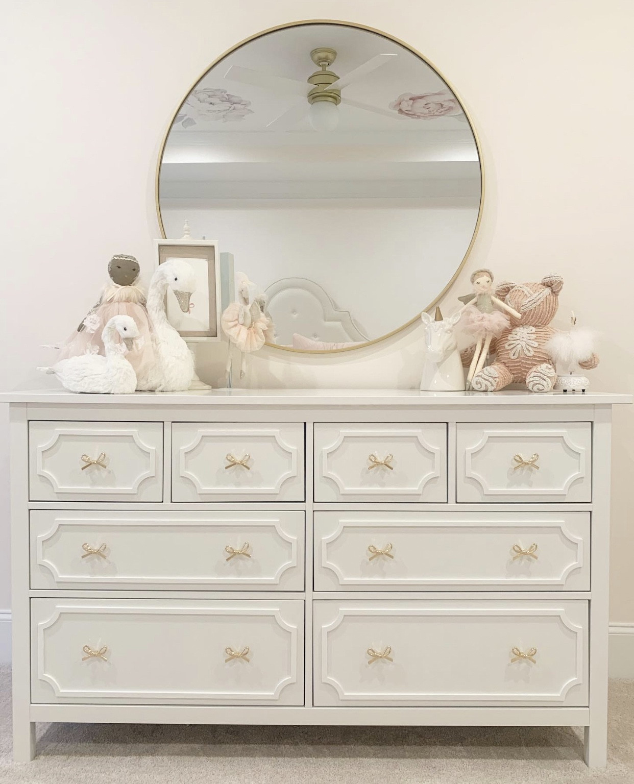 gold bow knobs for dresser wrapped_in_lace on LTK Drawer pulls
