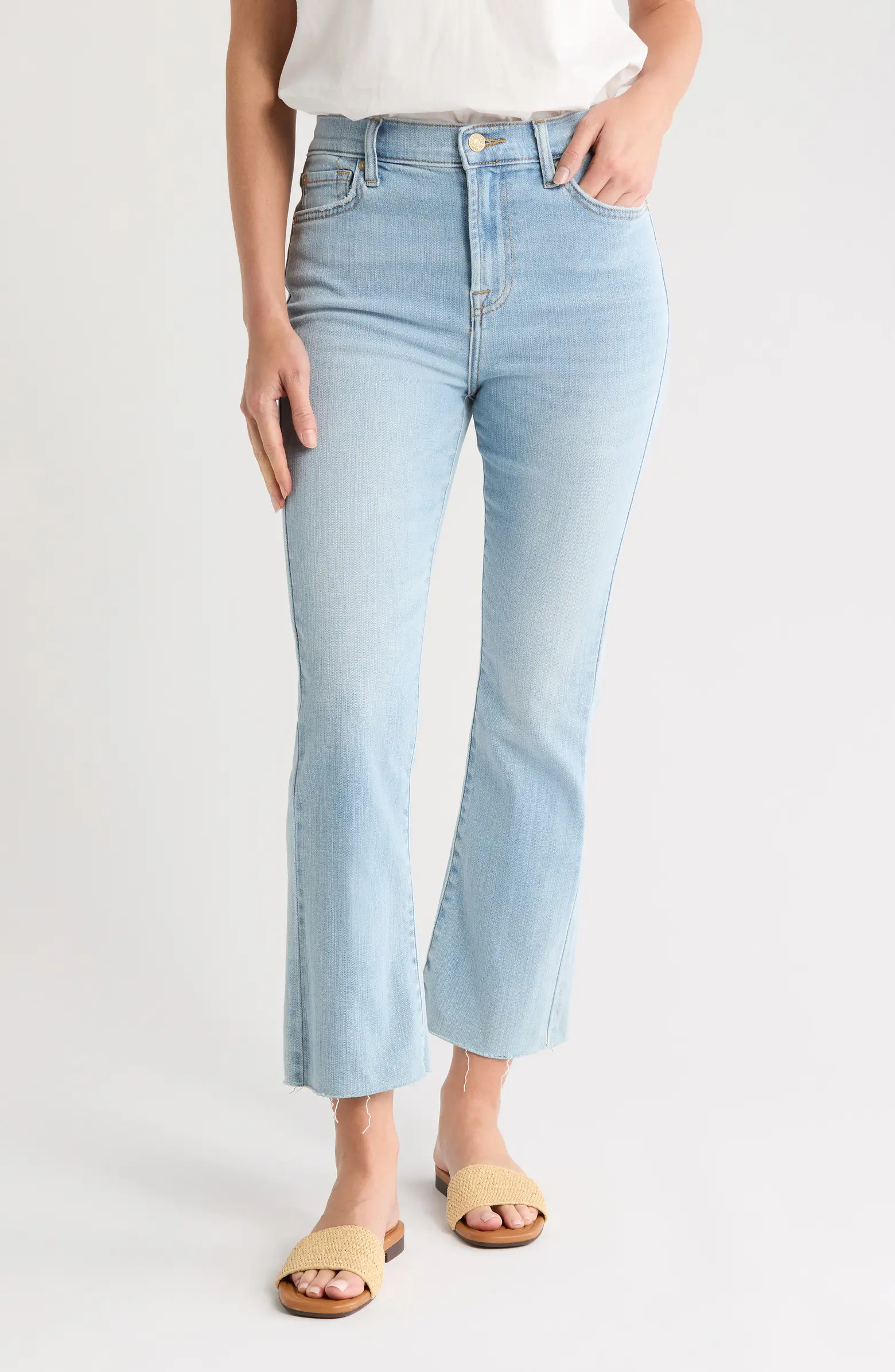High Waist Slim Kick Jeans | Nordstrom Rack