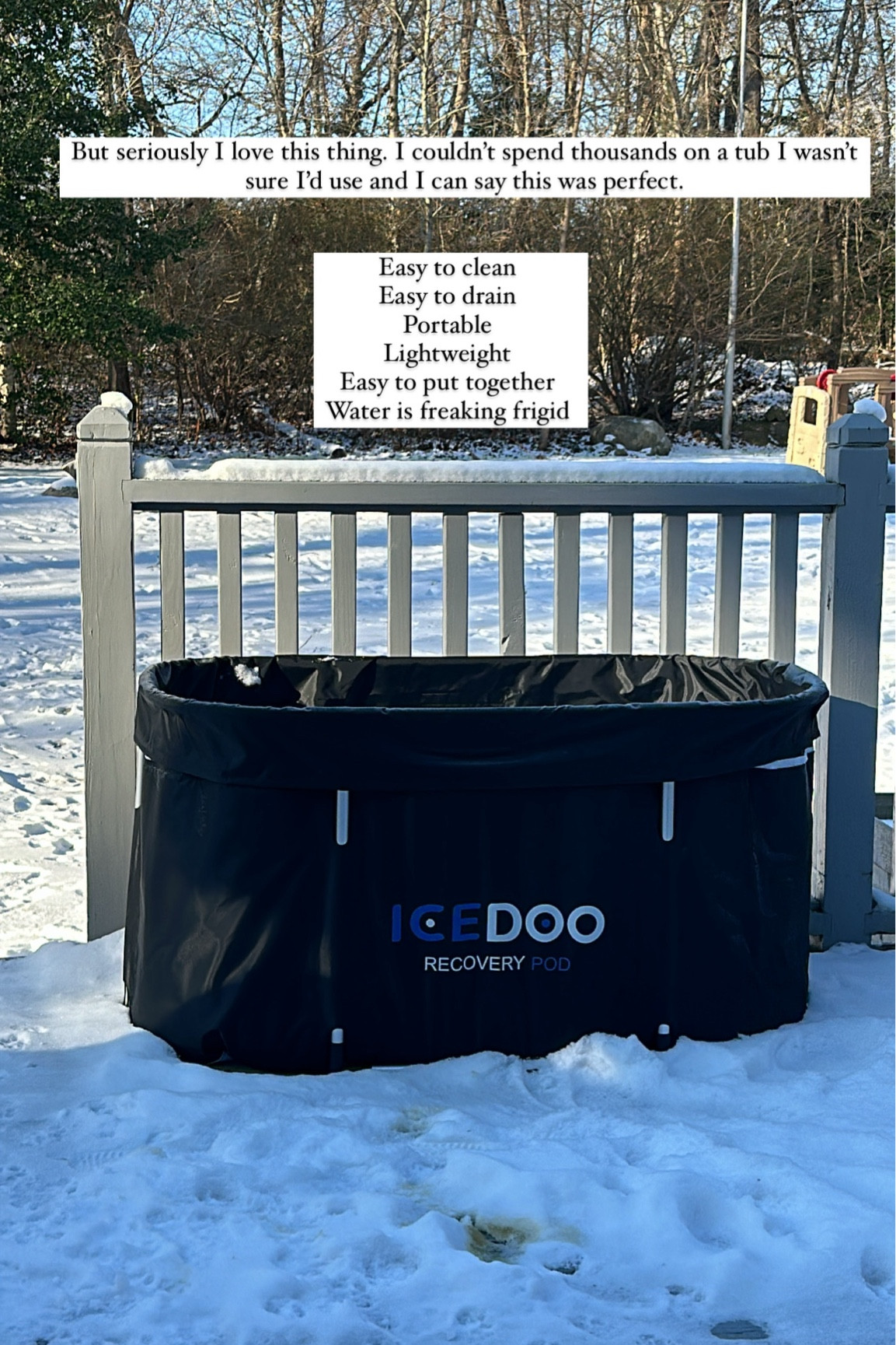 Portable ice pod!

#LTKHome #LTKSwim #LTKFitness