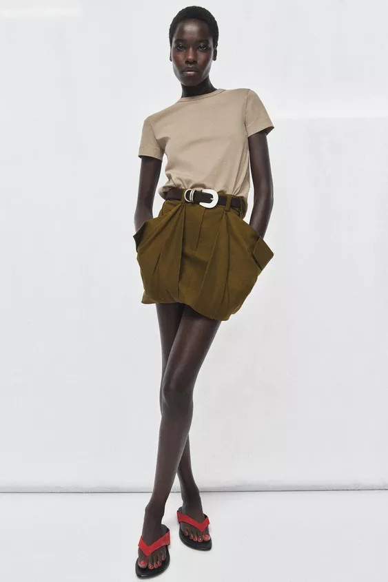 INTERLOCK SHORT SLEEVE T-SHIRT | Zara UK