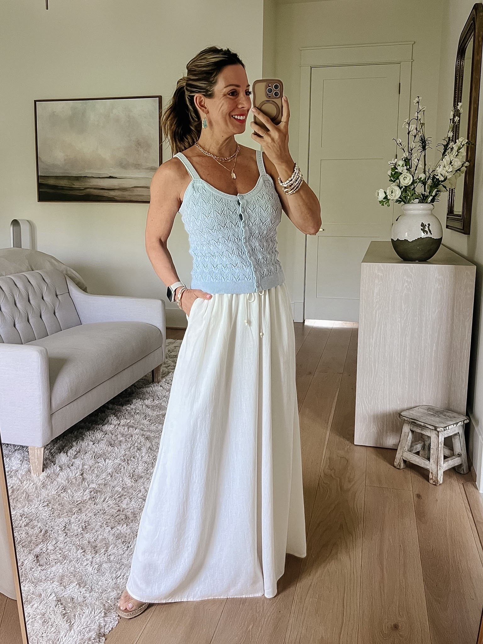 Loving blue and white together lately, such a pretty style from Target 

Top Fit: I’m wearing an XS

Skirt Fit: I’m wearing an XS

#LTKOver40 #LTKPetite #LTKgrwm