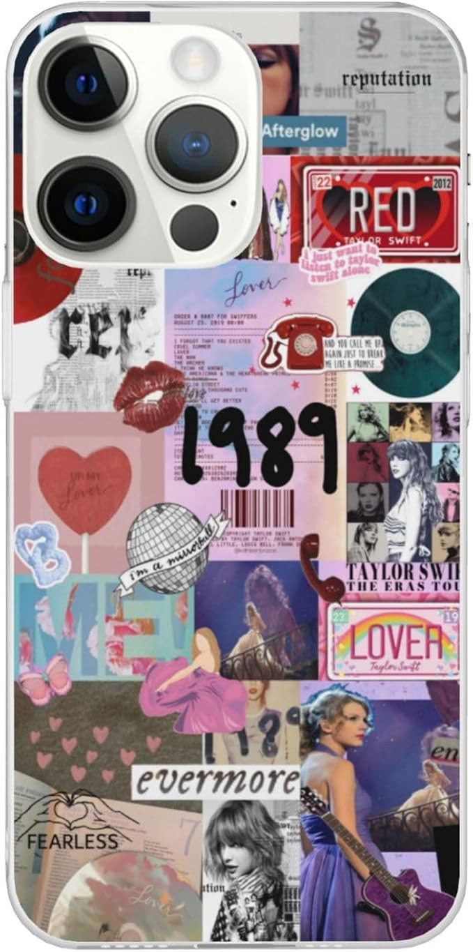Retro Music Taylor ERAS Tour Swift Phone Case Fashion Design Creative Phone Case TPU Slim Shockpr... | Amazon (US)