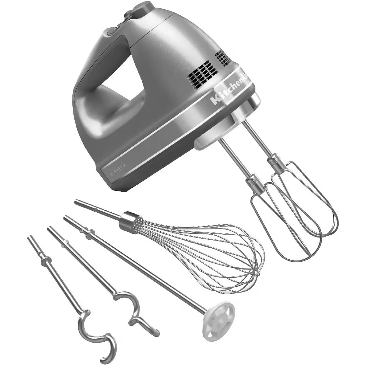 KitchenAid - KHM926CU 9-Speed Hand Mixer - Contour Silver | Best Buy U.S.