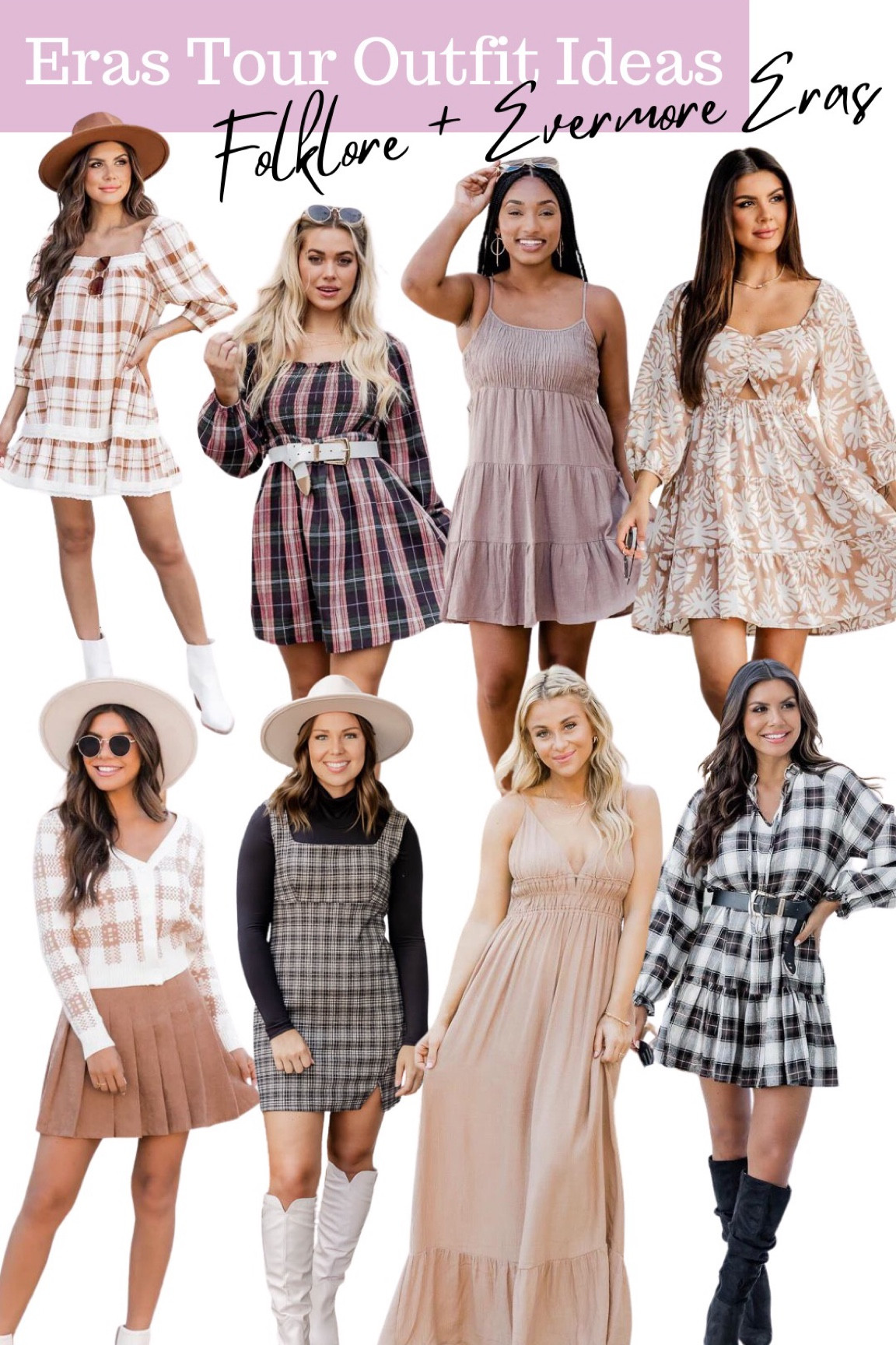 Eras Tour Outfit Ideas: Folklore Era and Evermore Era! Perfect concert outfit ideas for the Taylor swift tour! Use the code APRIL20 for 20% off 

#LTKstyletip #LTKsalealert #LTKFestival