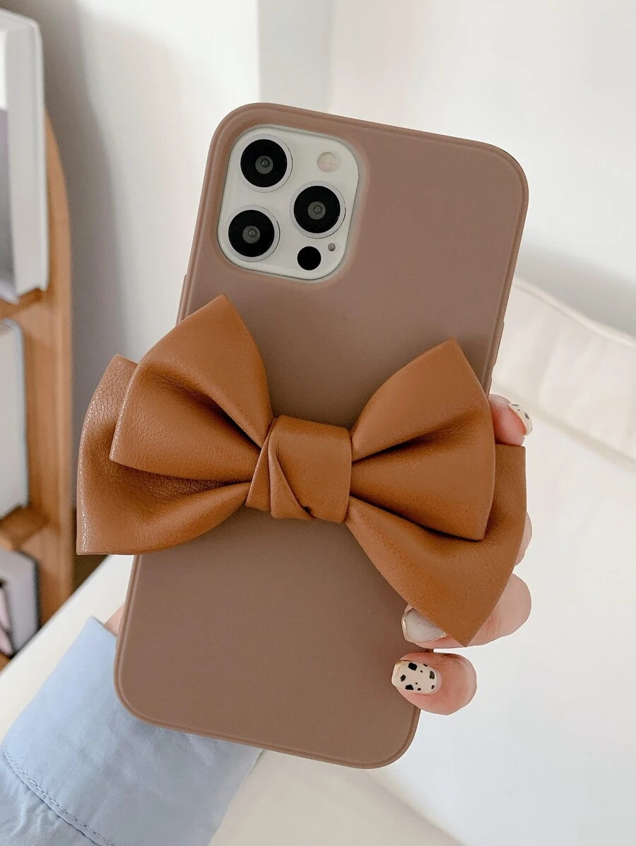 Bowknot Decor Phone Case | SHEIN