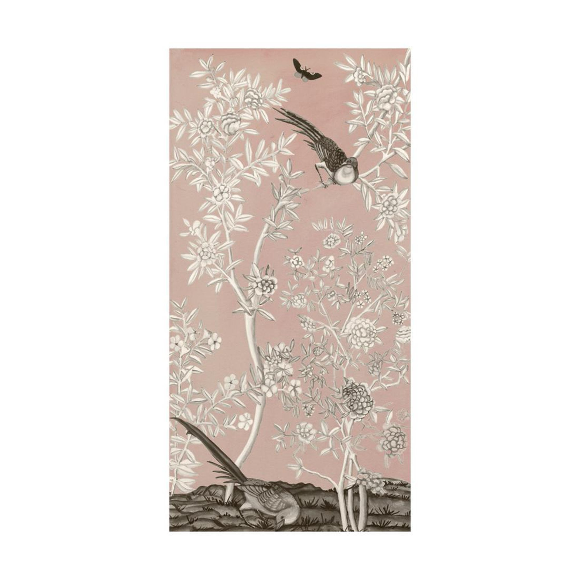 Blush Chinoiserie II Print Wall Art By Naomi McCavitt | Walmart (US)