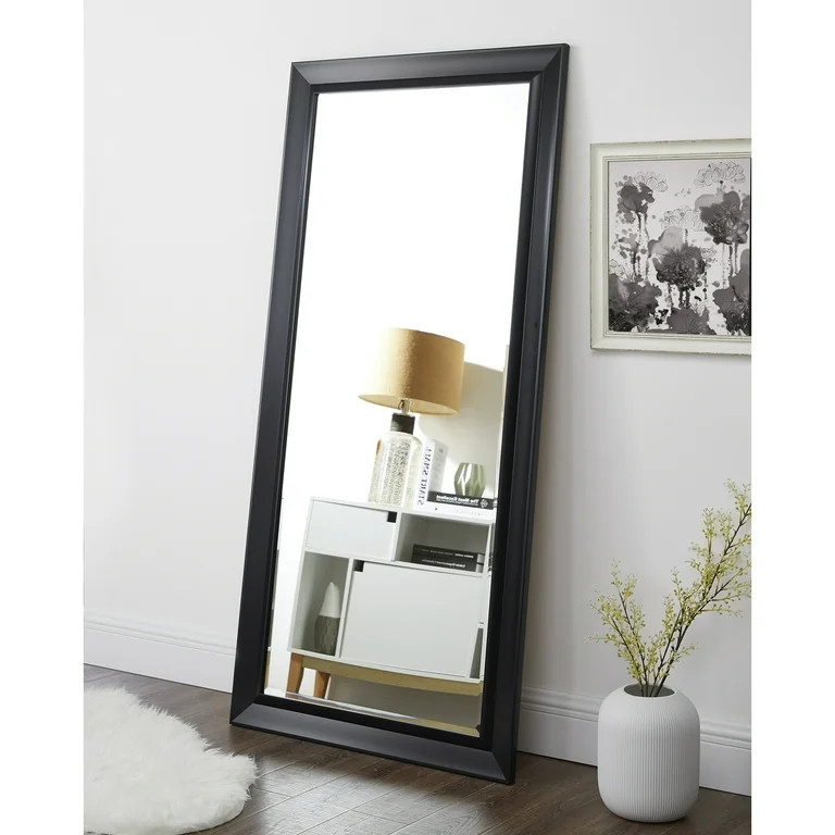 Tall Oversized Full Length Mirror-Color:Bevelled Black | Walmart (US)