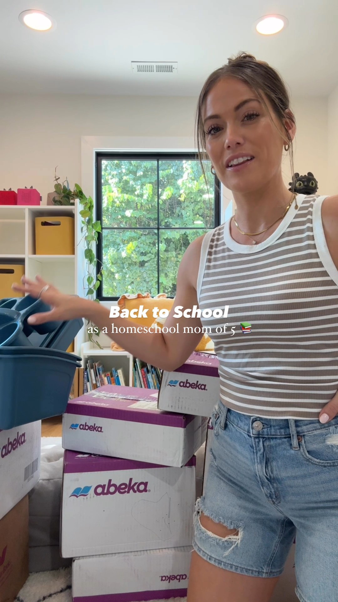 ready for the new school year 📚 going on my 6th year of homeschooling and everything we use in our school room is linked!! 