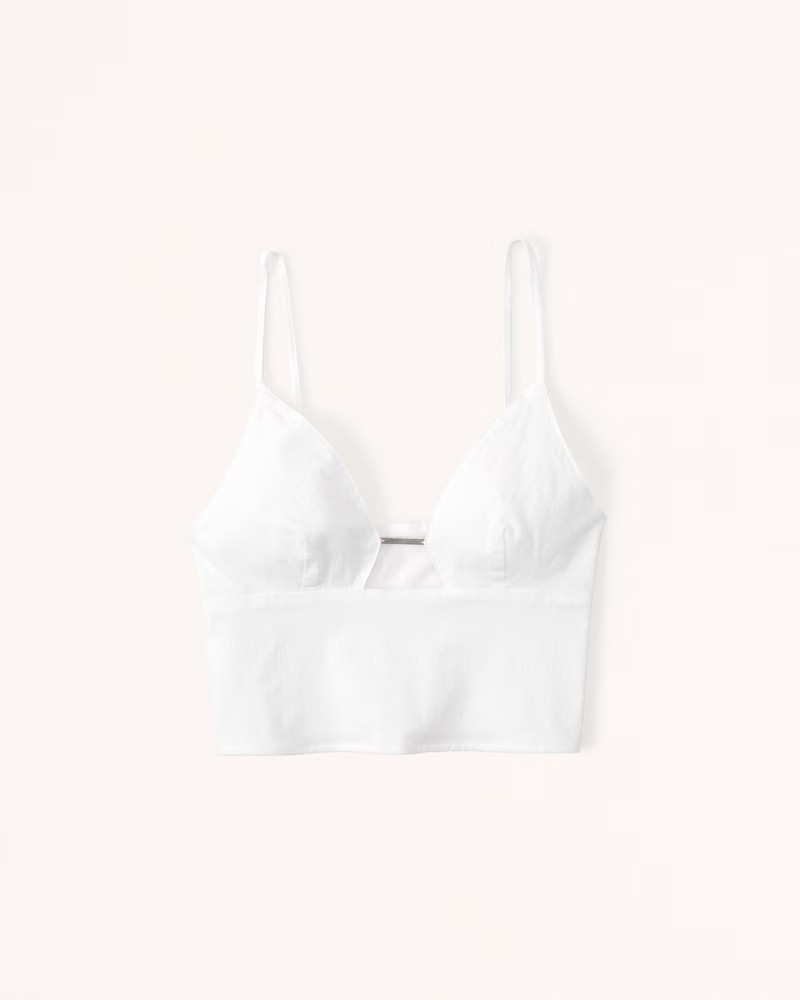 Slim Hardware Cutout Top | Abercrombie & Fitch (US)