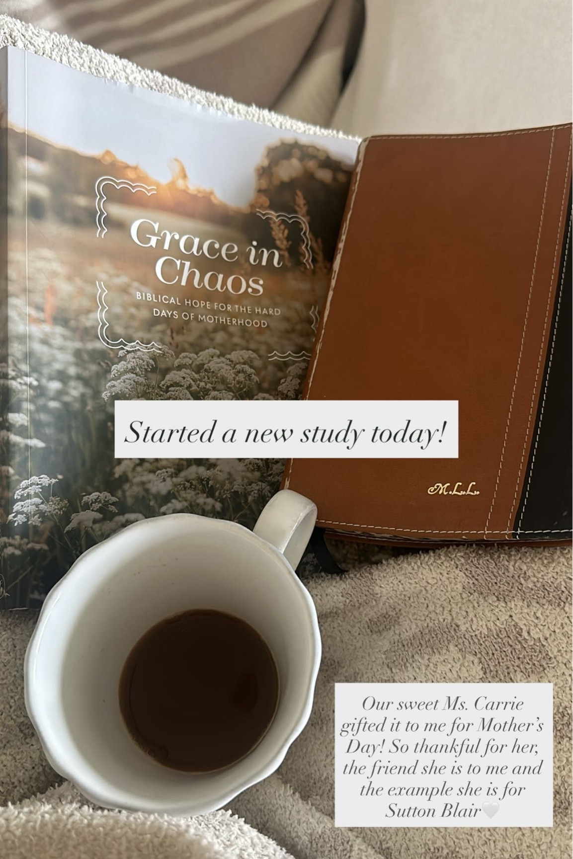 Just started a new Bible study and loving it so much. Linking for the moms who are also searching for Grace in Chaos during this season of motherhood 🤍 good news, it’s on sale for $11!! 

#LTKmorningroutine #LTKmomlife #LTKdayinmylife