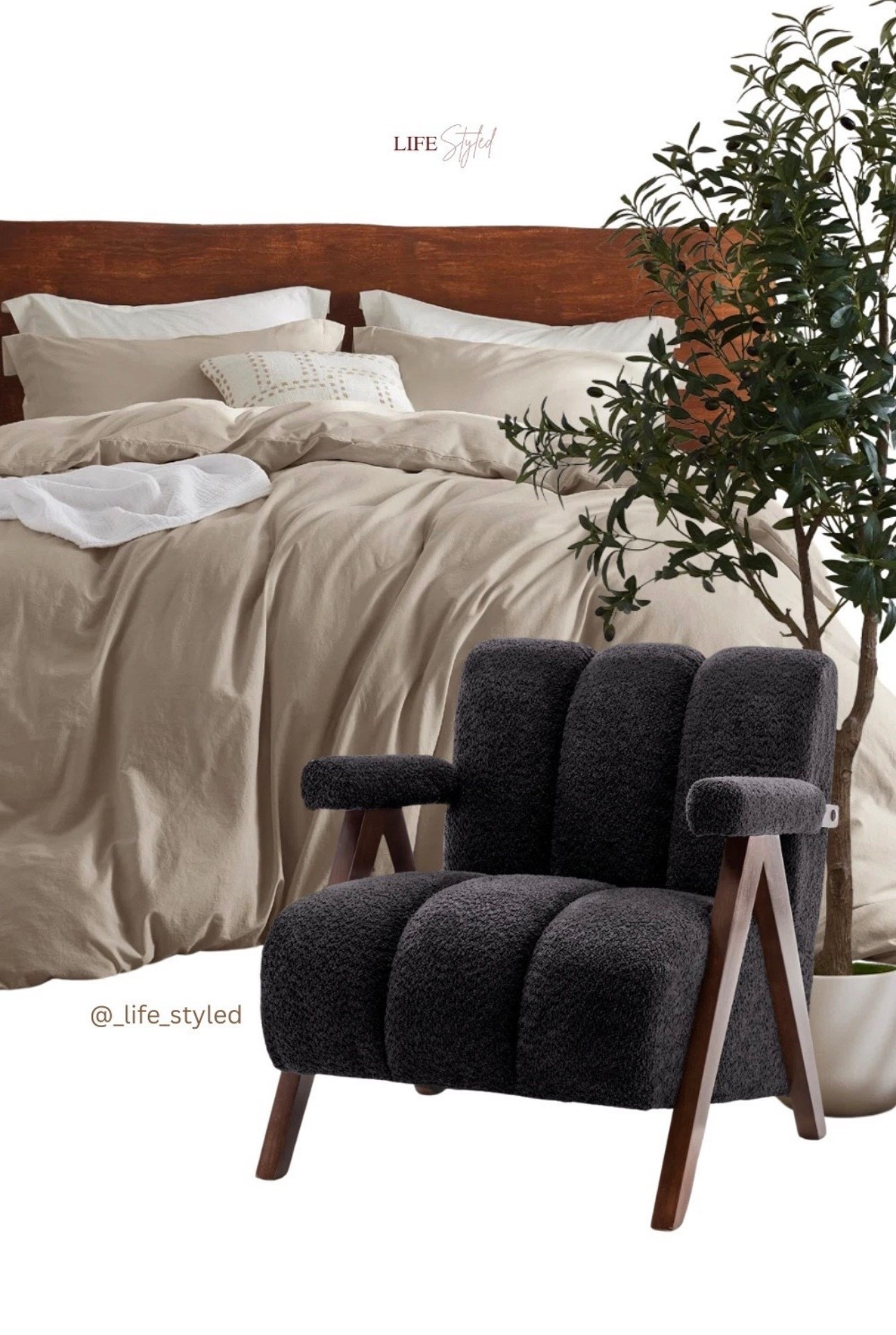 FLASH SALE! 💥 Cozy home, big mood 💫 This bouclé chair (44% OFF!) + olive tree (29% OFF!) + duvet (81% OFF for the next 24 HRS ONLY!) combo = ultimate holiday refresh. Perfect for your home glow-up and gifting the coziest vibes.

#LTKGiftGuide #LTKHome #LTKSaleAlert