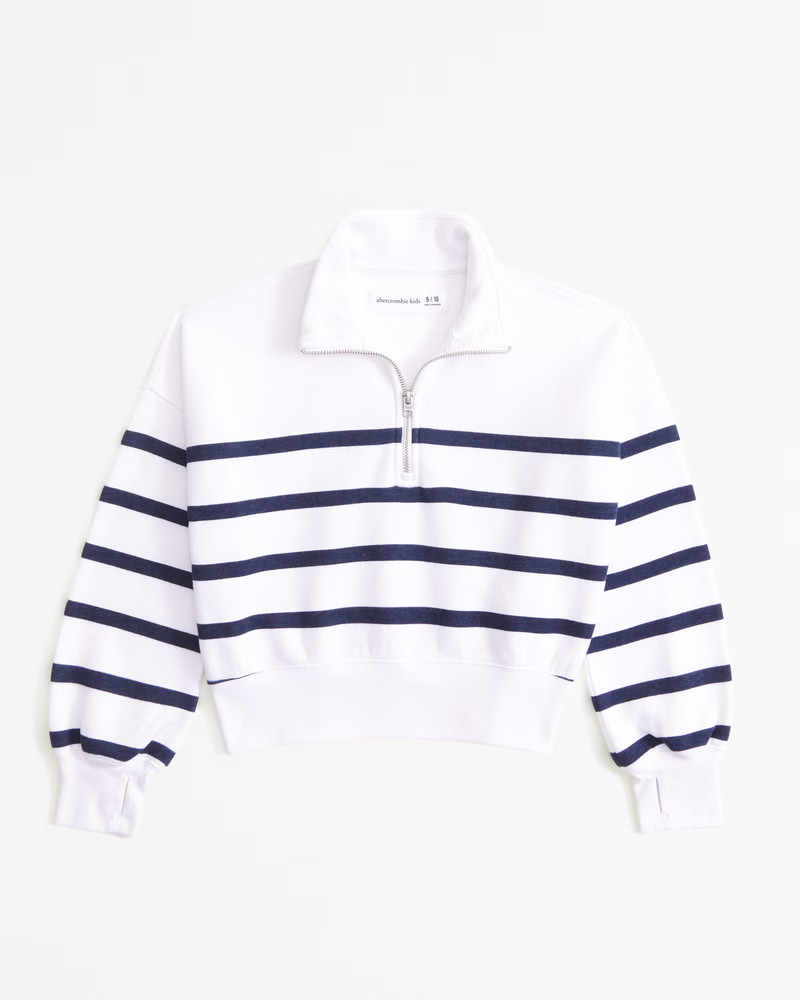 essential sunday half-zip sweatshirt | Abercrombie & Fitch (US)