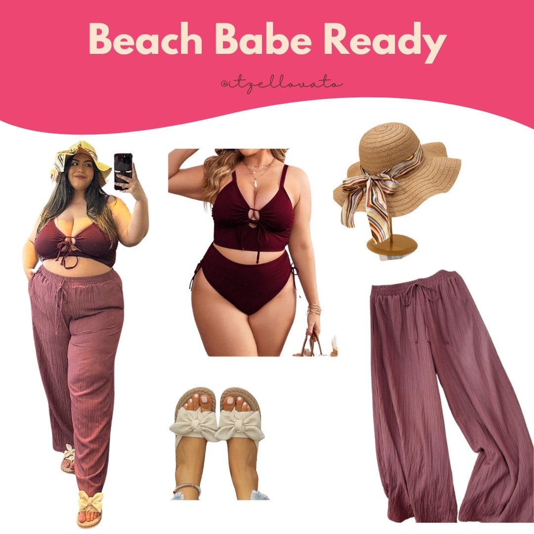 Beach babe ready. Cute beach attire. 

#LTKPlusSize #LTKMidsize #LTKStyleTip