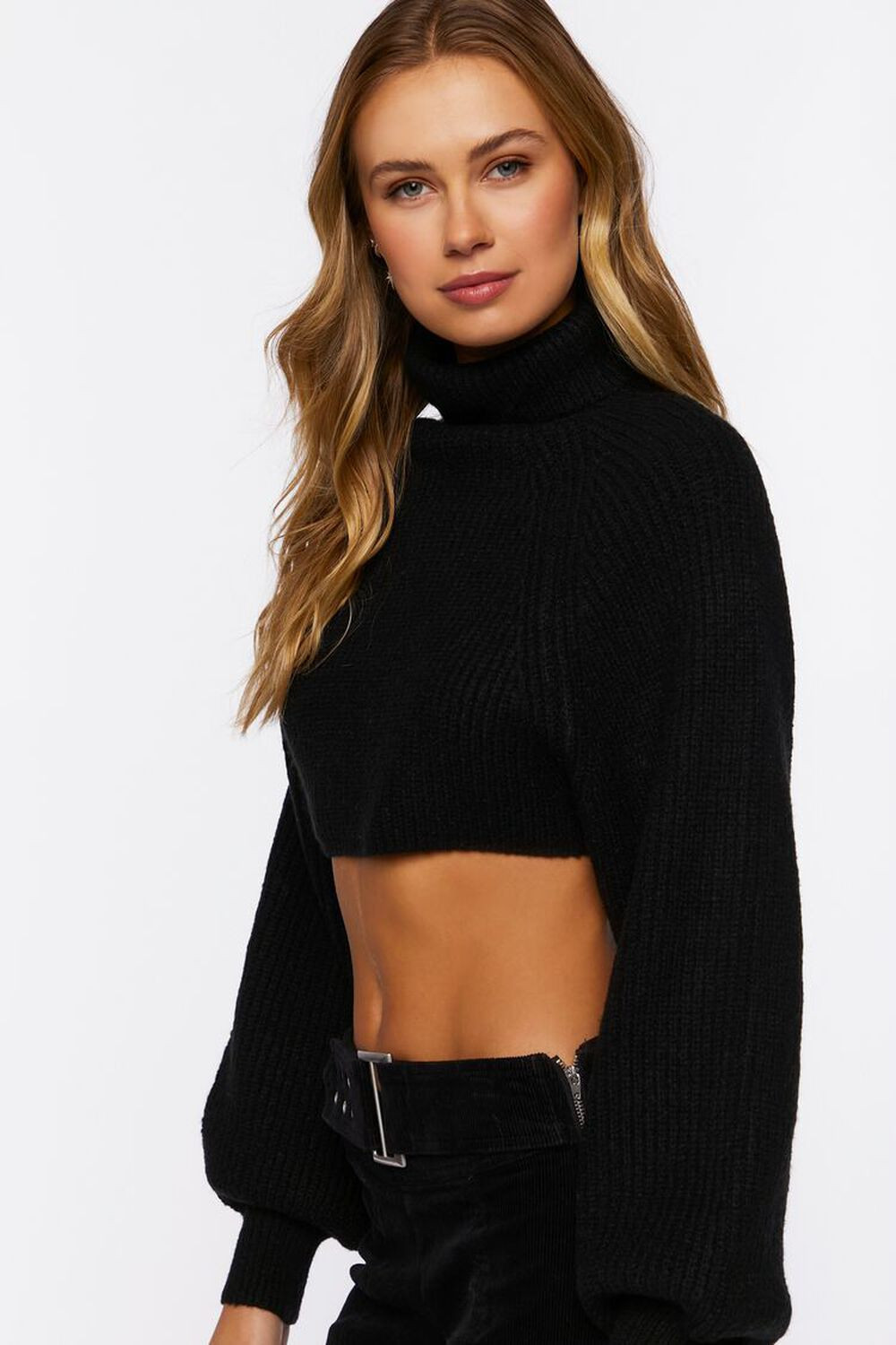 Cropped Turtleneck Sweater | Forever 21 (US)