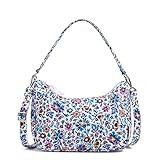 Vera Bradley Cotton Frannie Crescent Crossbody Purse | Amazon (US)