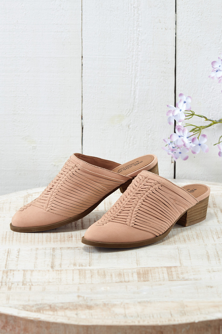 Amarillo Leather Mules by Walk With Me™ | Coldwater Creek