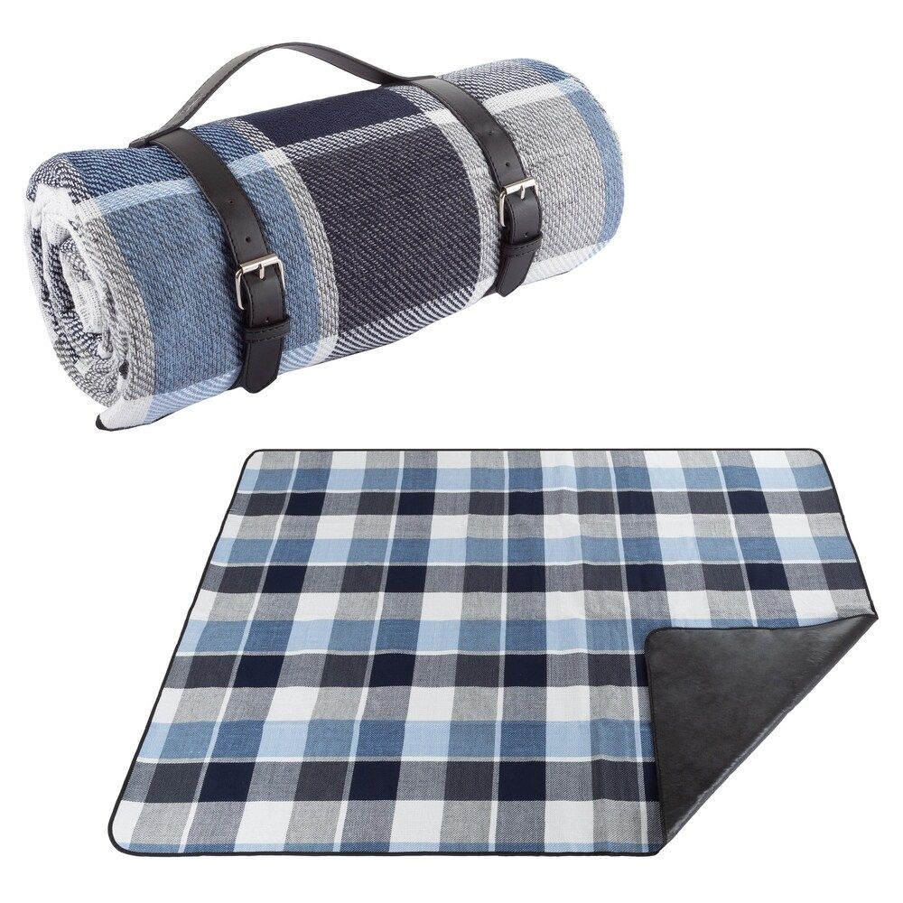 Outdoor Waterproof Picnic Blanket by Wakeman Outdoors (Picnic Blanket - Acrylic/Fabric - Plaid) | Bed Bath & Beyond