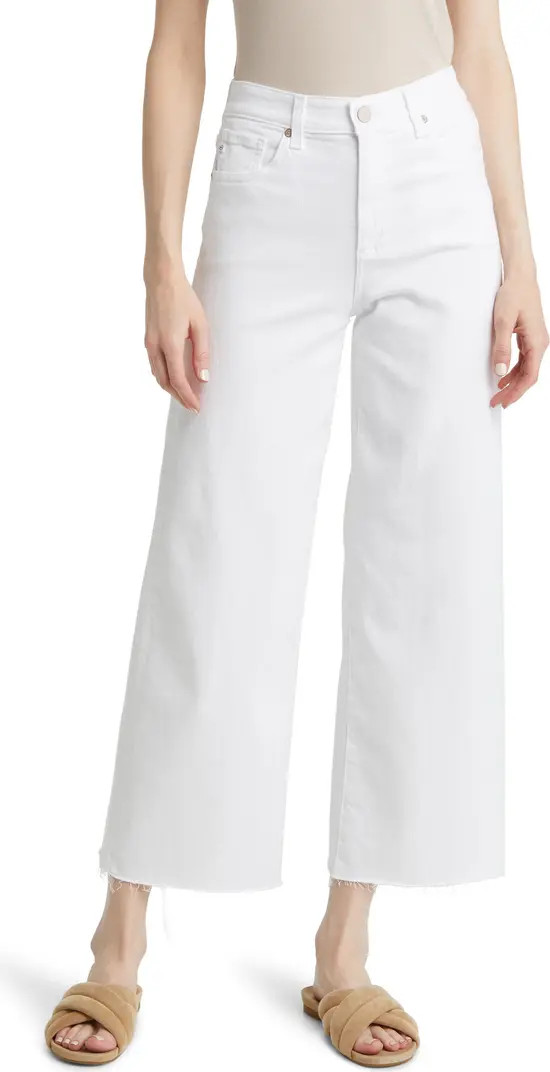 AG Saige High Waist Ankle Wide Leg Jeans | Nordstrom | Nordstrom