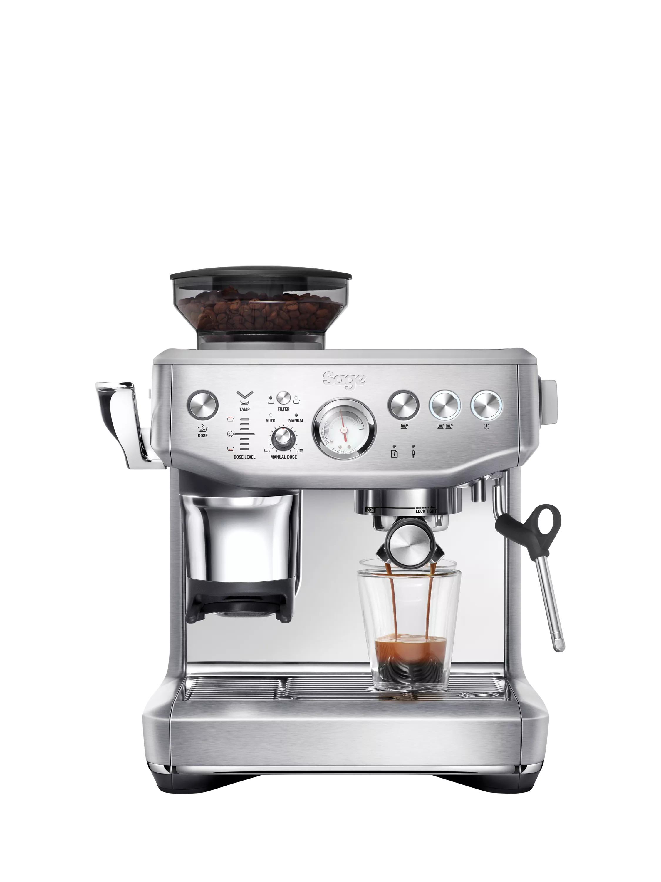 Sage the Barista Express™ Impress Luxe Coffee Machine | John Lewis (UK)