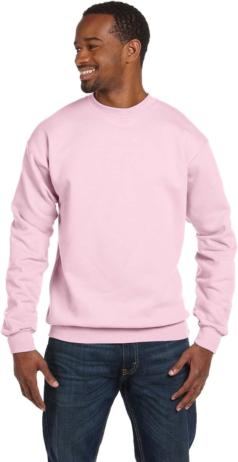 Hanes Men's Ecosmart Fleece Sweatshirt | Amazon (US)