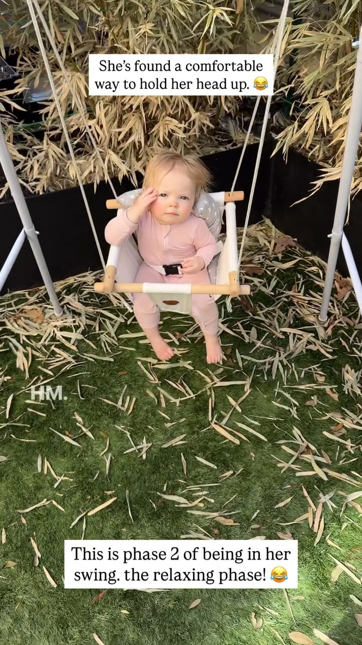 She still loves her swing! 🥹

#LTKFamily #LTKWatchNow #LTKKids