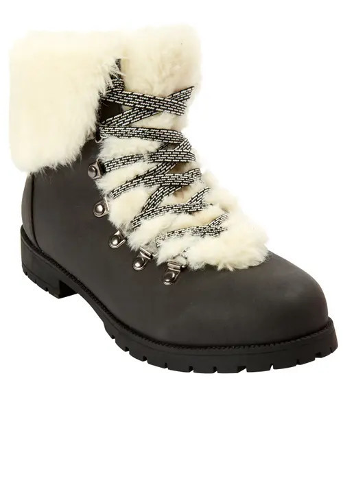 Comfortview The Arctic Bootie in Black at Nordstrom, Size 8 | Nordstrom