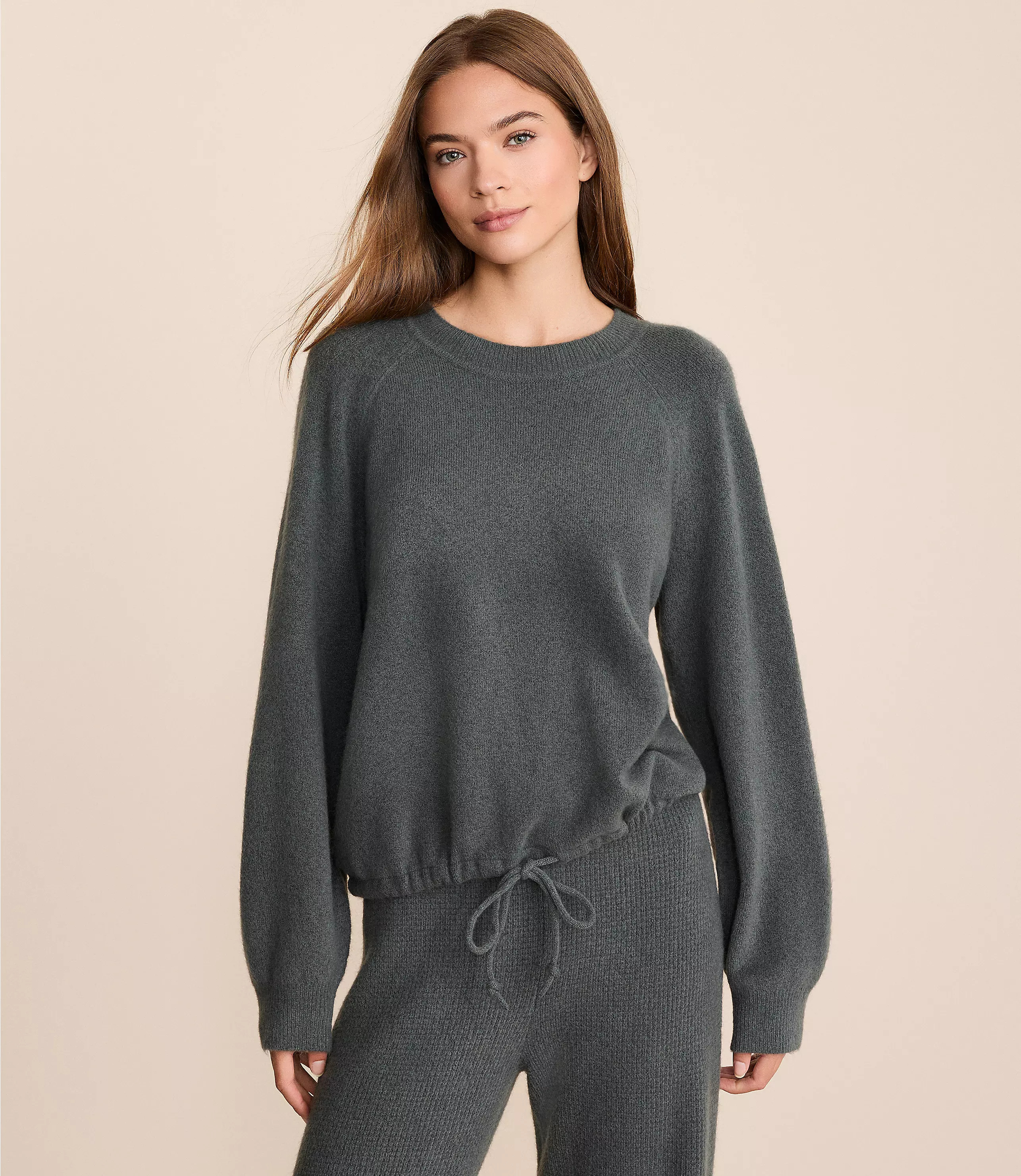 Lou & Grey Cloudstitch Drawstring Sweater | LOFT