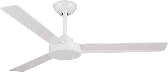 MINKA-AIRE F524-WHF Roto 52 Inch Ceiling Fan 3 Blades in Flat White Finish | Amazon (US)