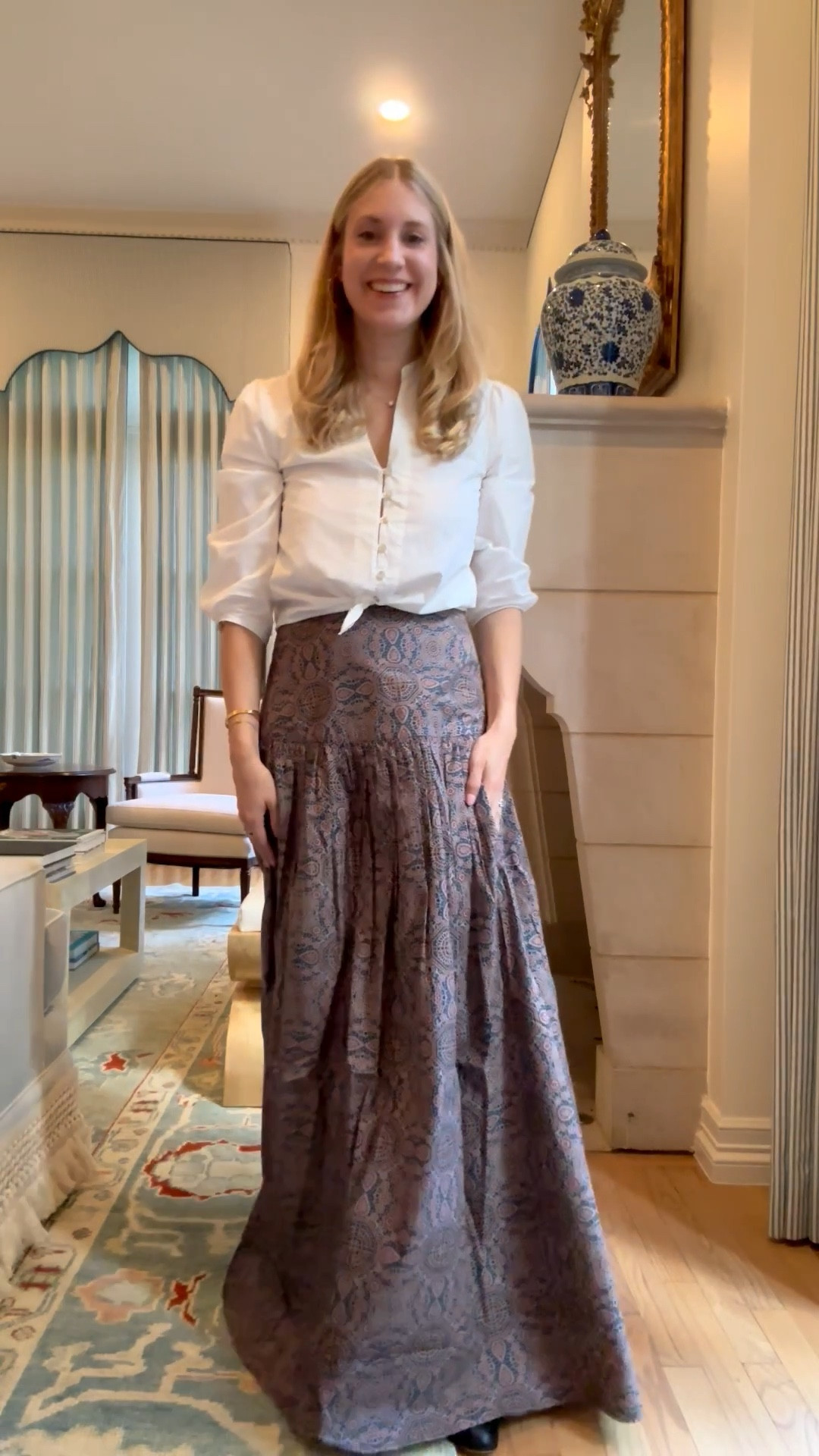 The skirt I shared the other day in stories finally arrived! I got the XS. Fit is great just need to adjust length and get altered at the hem but I can’t wait to style it with boots and sweaters and fun belts this fall! Sizing I would size down but I’m 5’6” so would maybe plan on getting it altered ❤️ excited to share more styles with you!

#LTKSeasonal