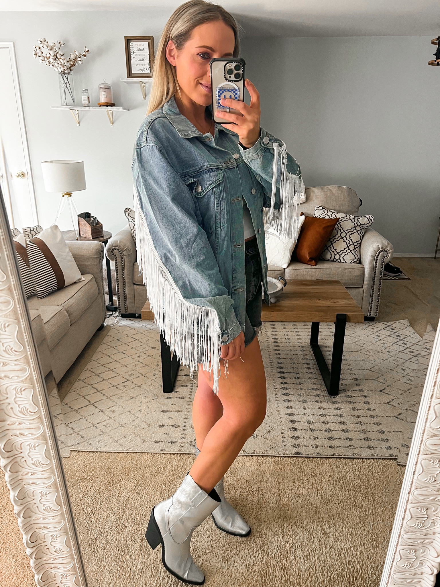 Denim jacket 

#LTKFestival #LTKunder50 #LTKunder100