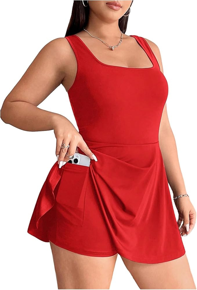SOLY HUX Plus Size Sleeveless Rompers | Amazon (US)