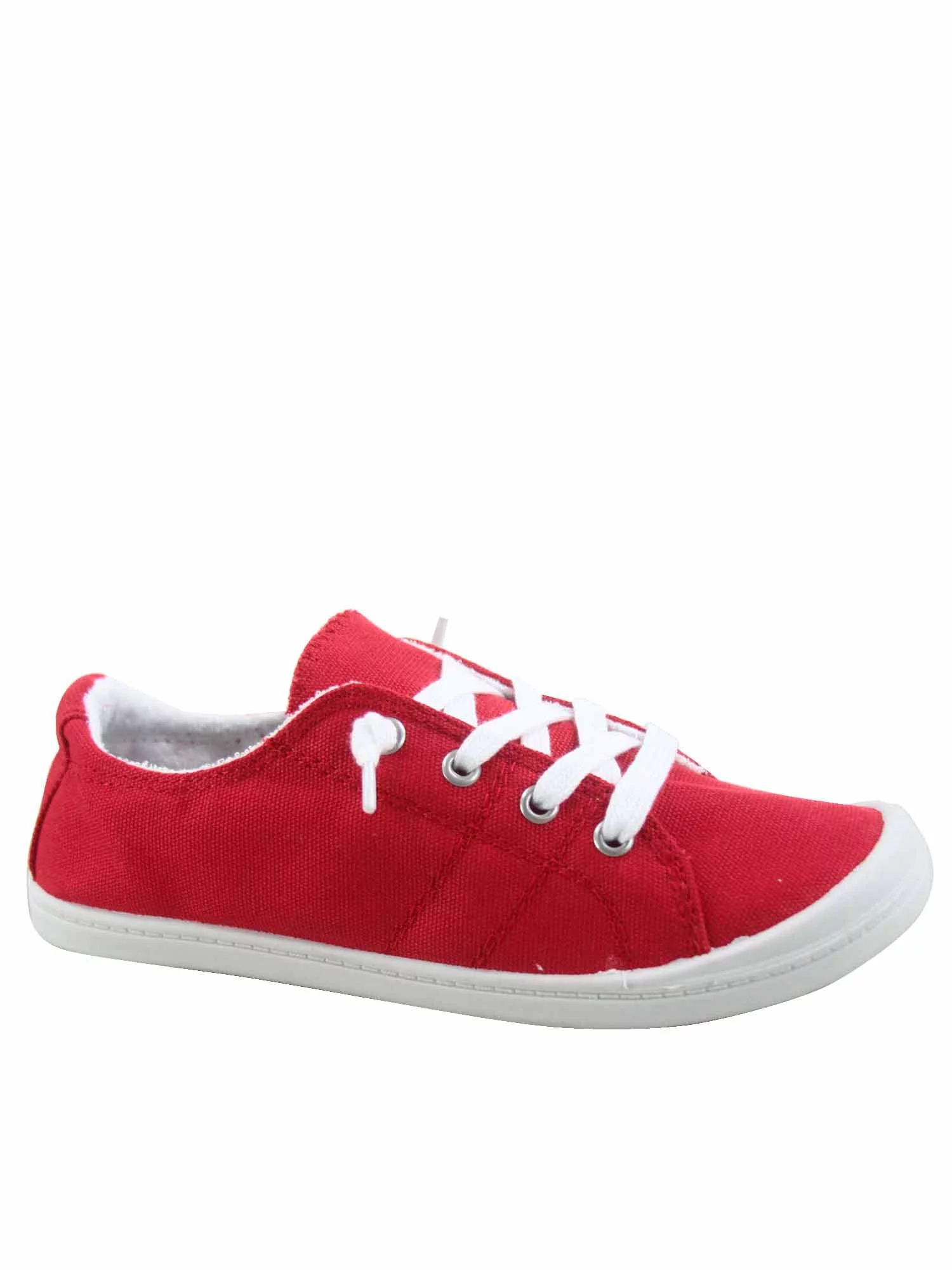 Zig-s Women's Causal Comfort Slip On Round Toe Flat Sneaker Shoes (Red, 9) | Walmart (US)