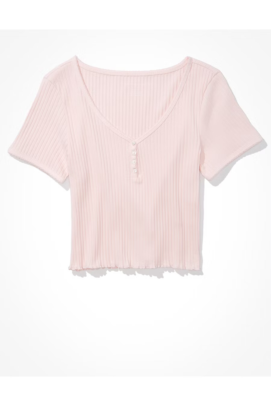 AE Henley Baby Tee | American Eagle Outfitters (US & CA)