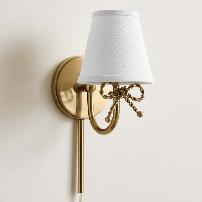 Forget-Me-Knot Bow Sconce (7"x11") | Pottery Barn Teen