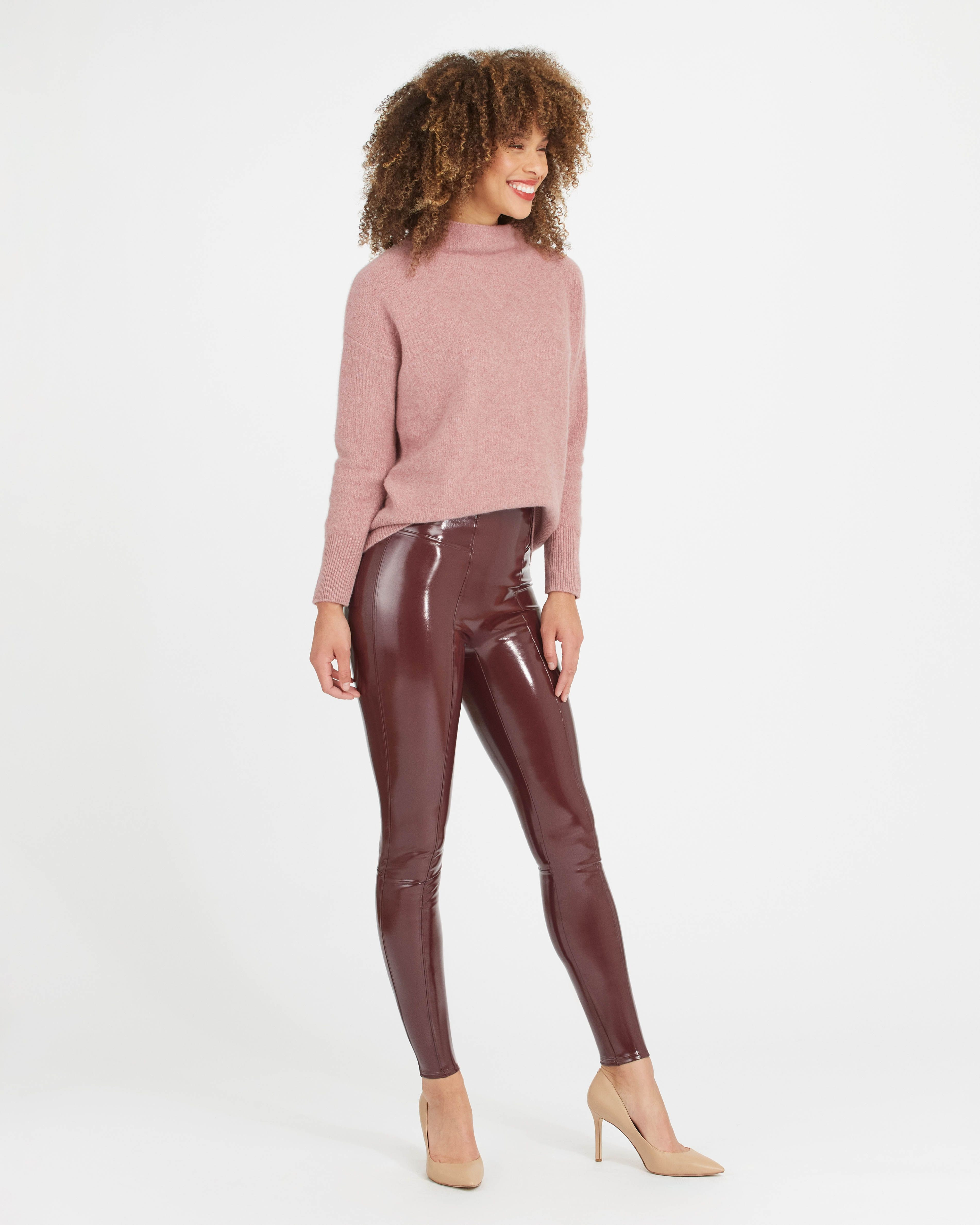 Faux Patent Leather Leggings | Spanx