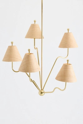 Beatrice 5-Arm Wavy Chandelier | Anthropologie (US)