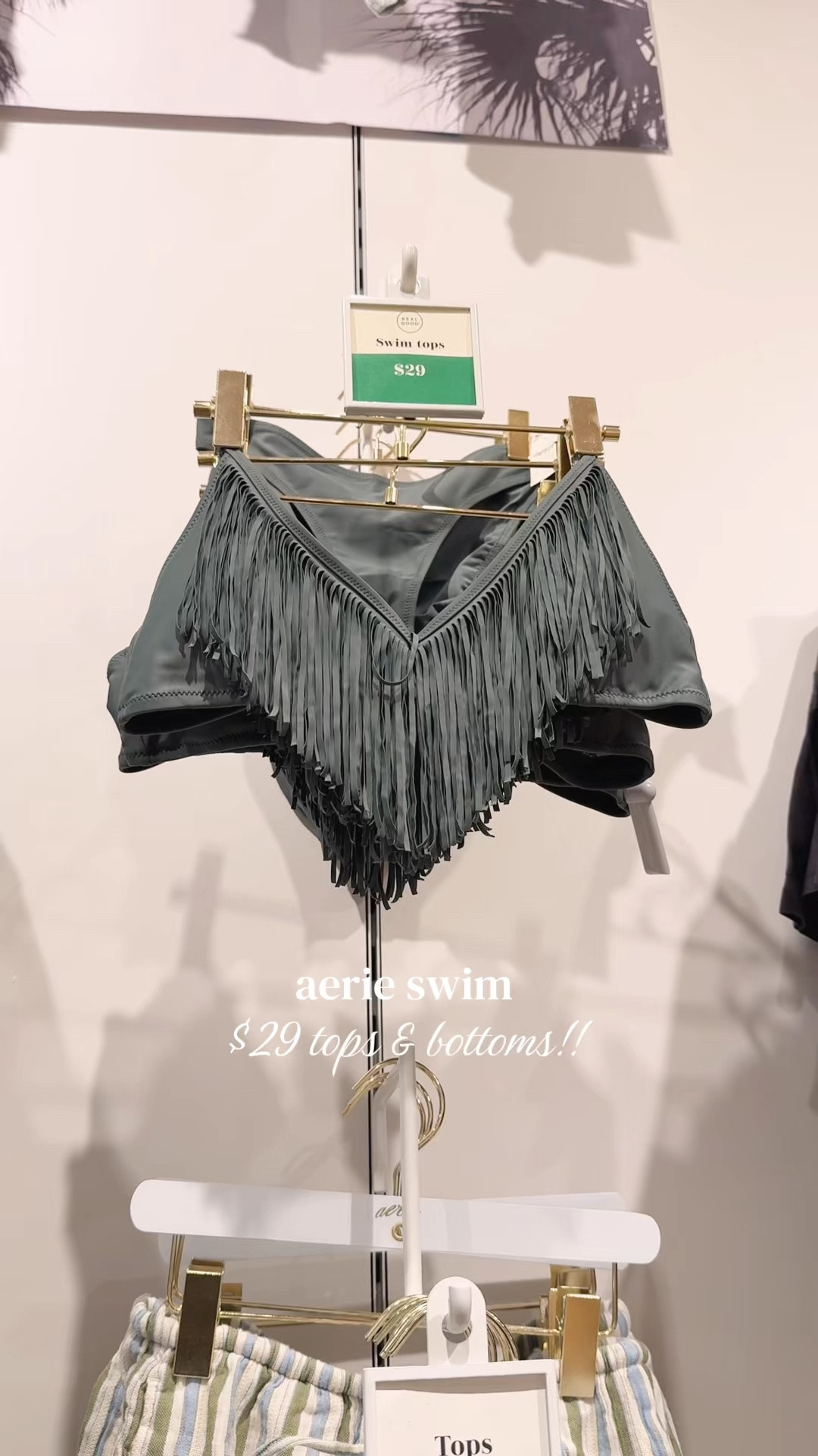 Upgrade your summer wardrobe with Aerie’s new swimwear 🩵✨ the quality is unmatched, and they are all on sale RIGHT NOW! @Aerie #summersale #springsale #swimwear #bikini #bikinihaul #bikinistyles #beachessentials #summerwardrobe 

#LTKSaleAlert #LTKootd #LTKSwim