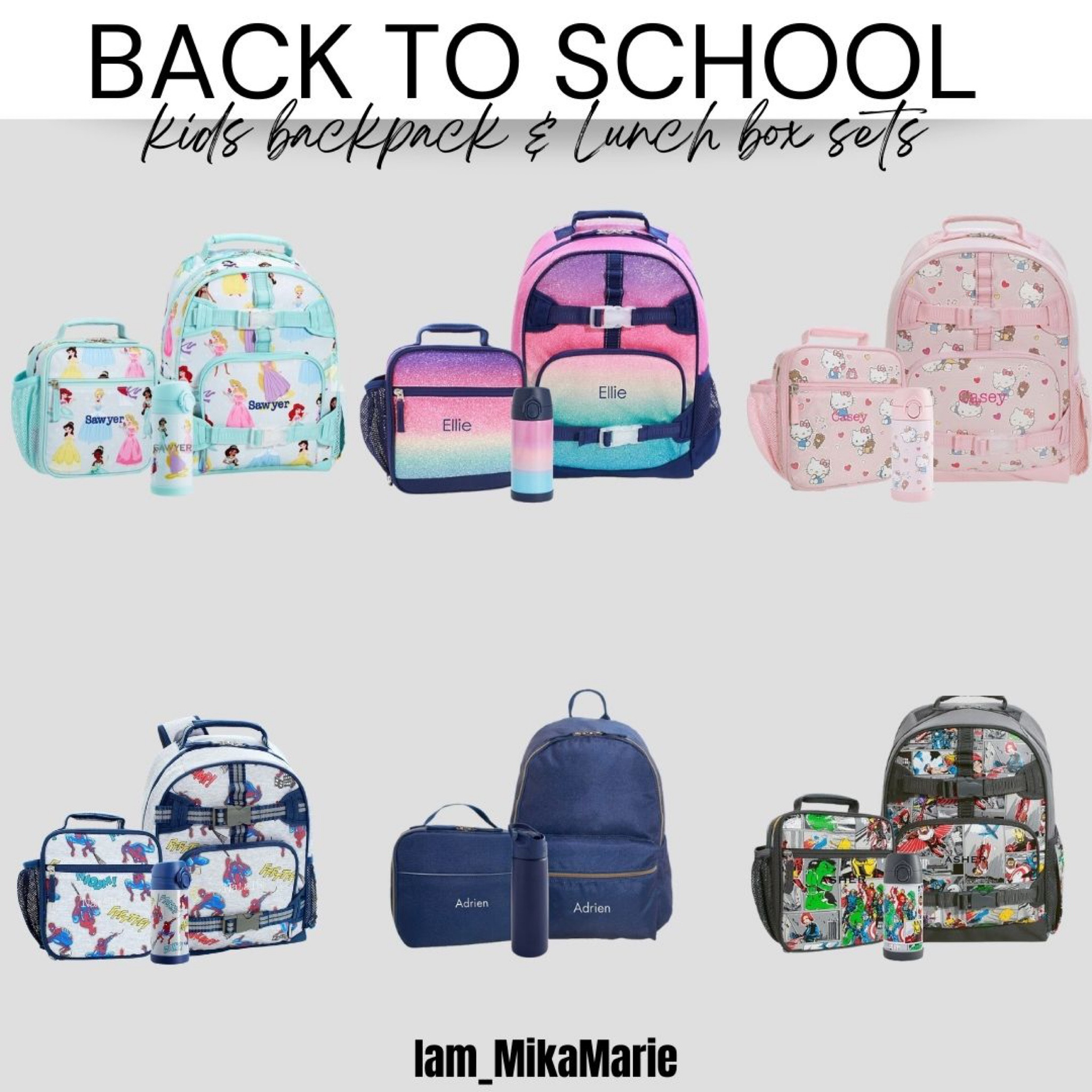 Kids Backpack and Lunch box sets. Additional colors and style available on the website.

#backtoschool #kidsbookbag#LTKmidsize

#LTKkids #LTKBacktoSchool #LTKSeasonal