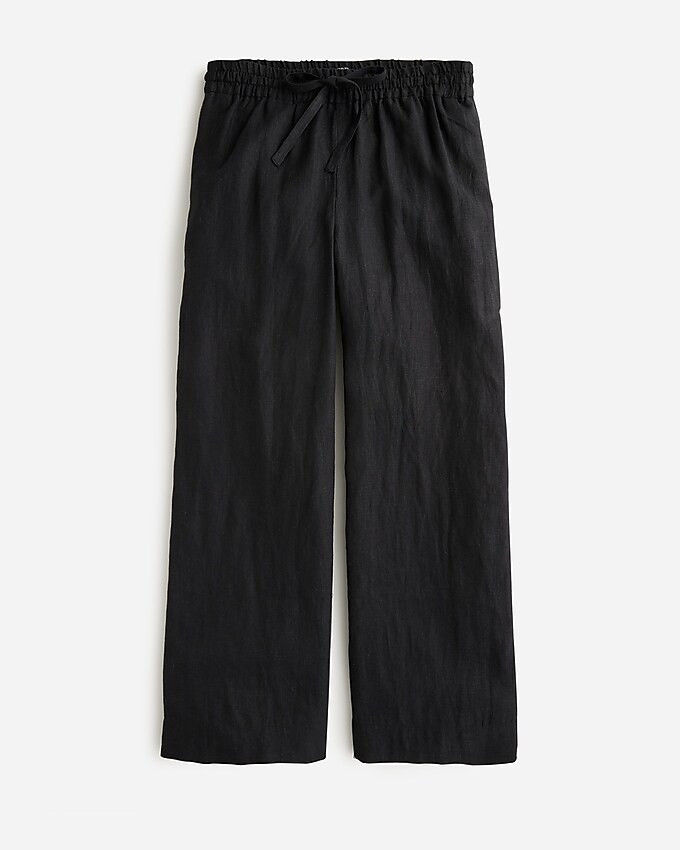 Wide-leg seaside pant in linen | J. Crew US