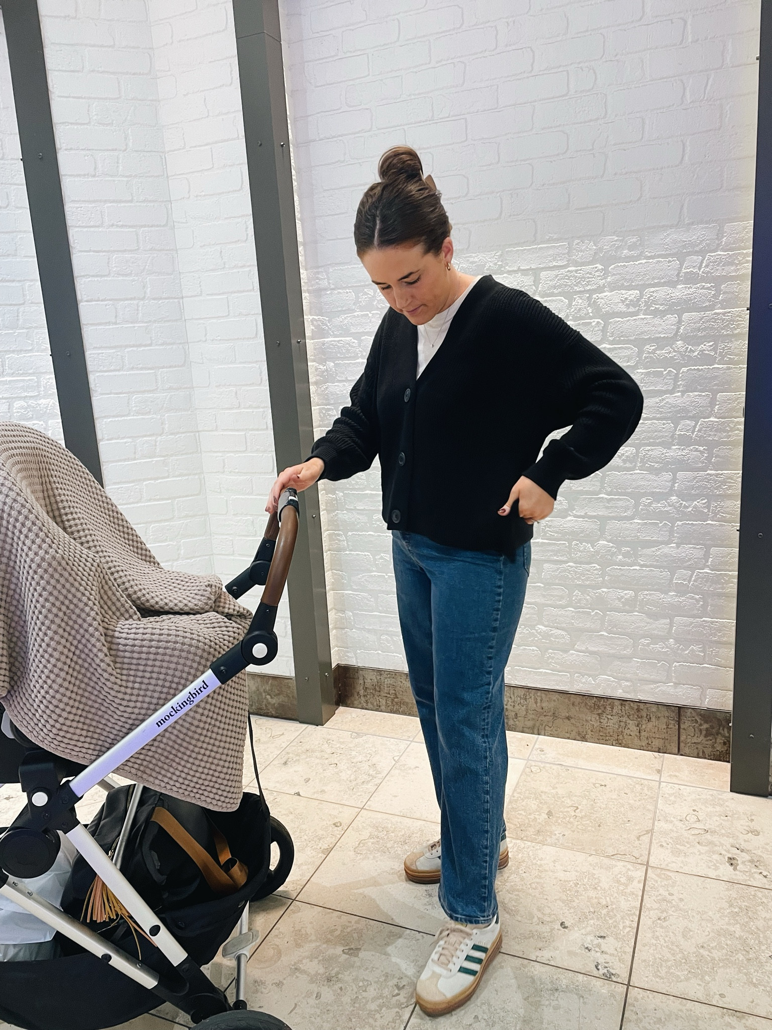 Button front cardigan and straight jeans and my fave sneakers lately! Adidas platform gazelle in the best green & cream color

#LTKShoeCrush #LTKCyberWeek #LTKStyleTip